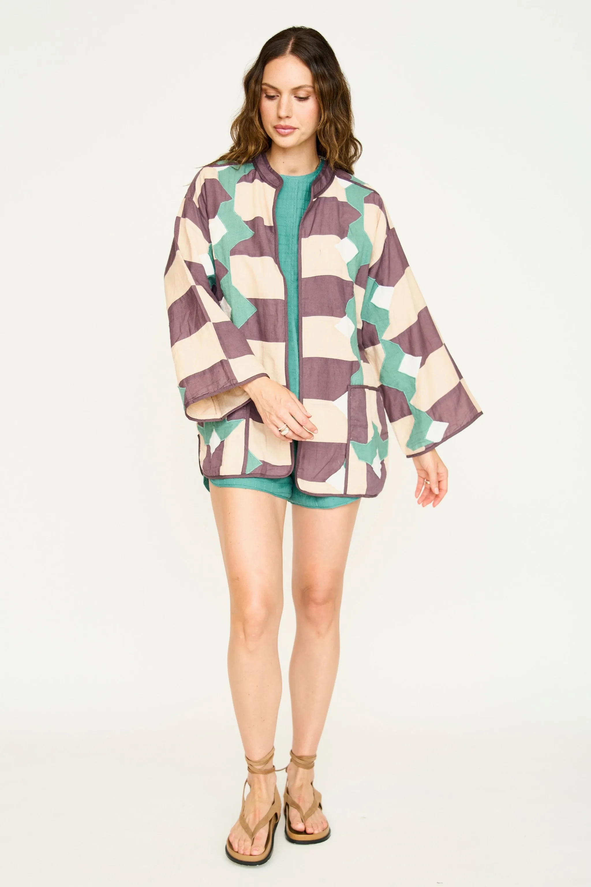 Bergen Jacket in Plum Origami sold by Mirth product image thumbnail 3