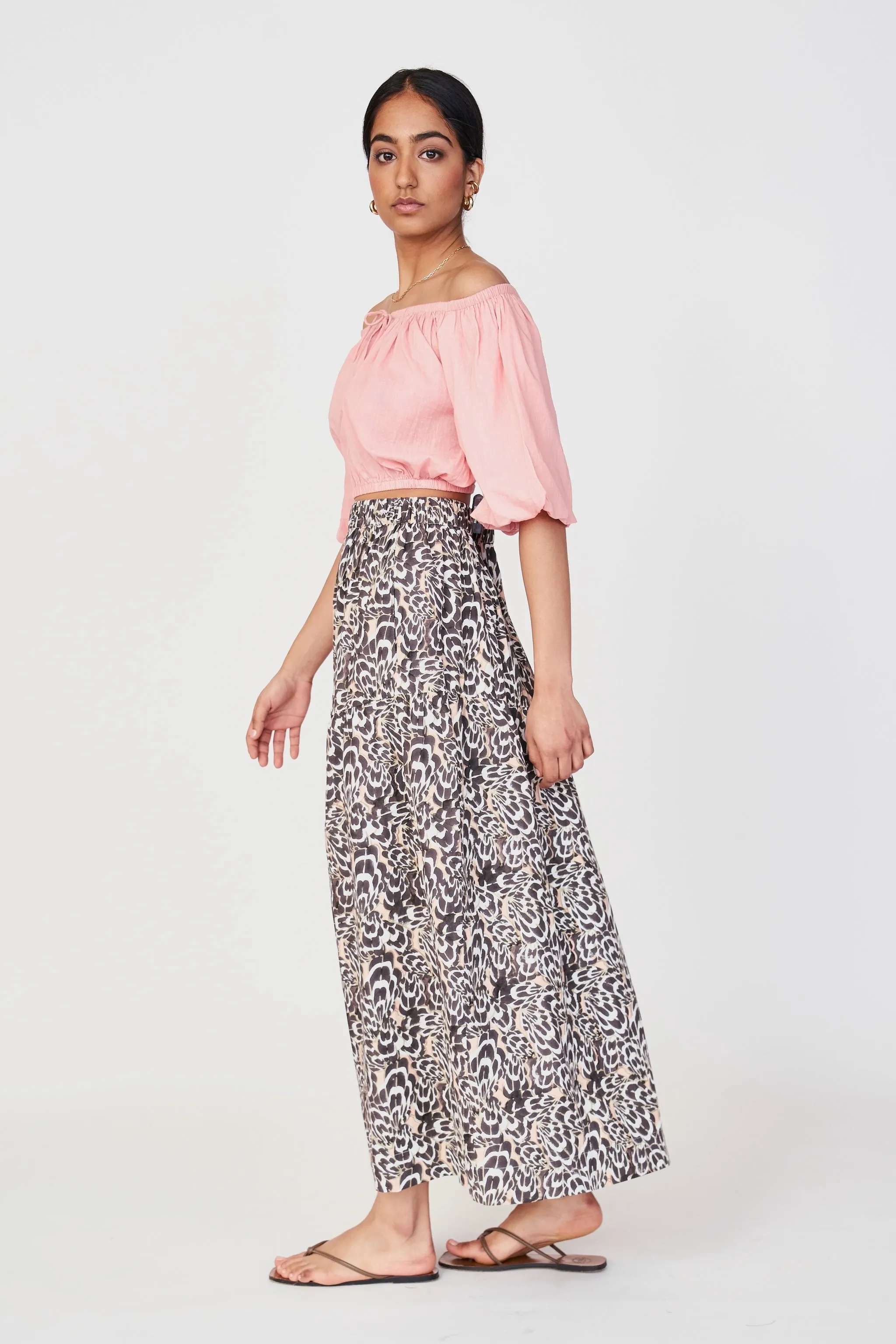 Brighton Skirt in Sandy Shell sold by Mirth product image thumbnail 3