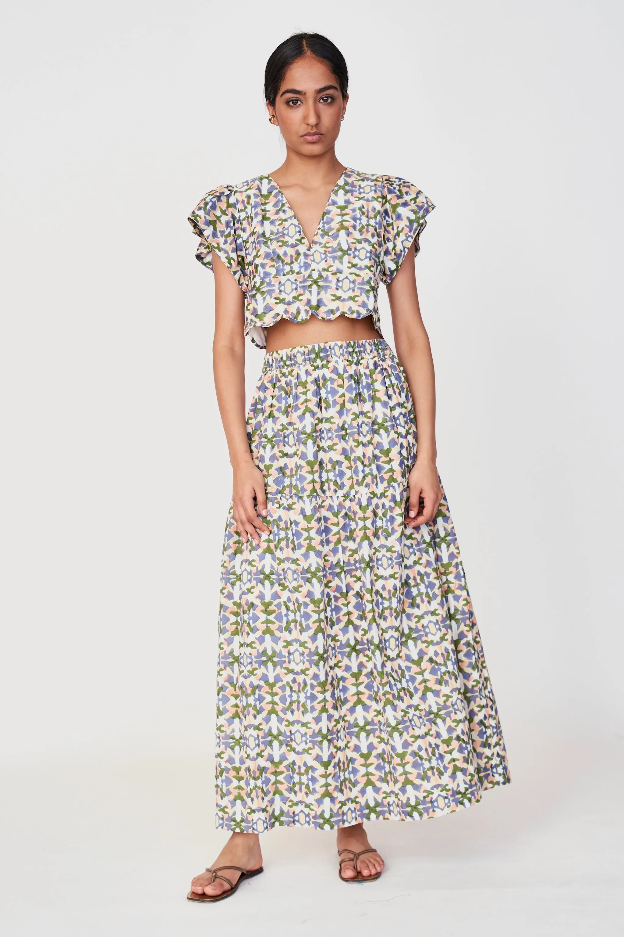 Brighton Skirt in Taffy sold by Mirth