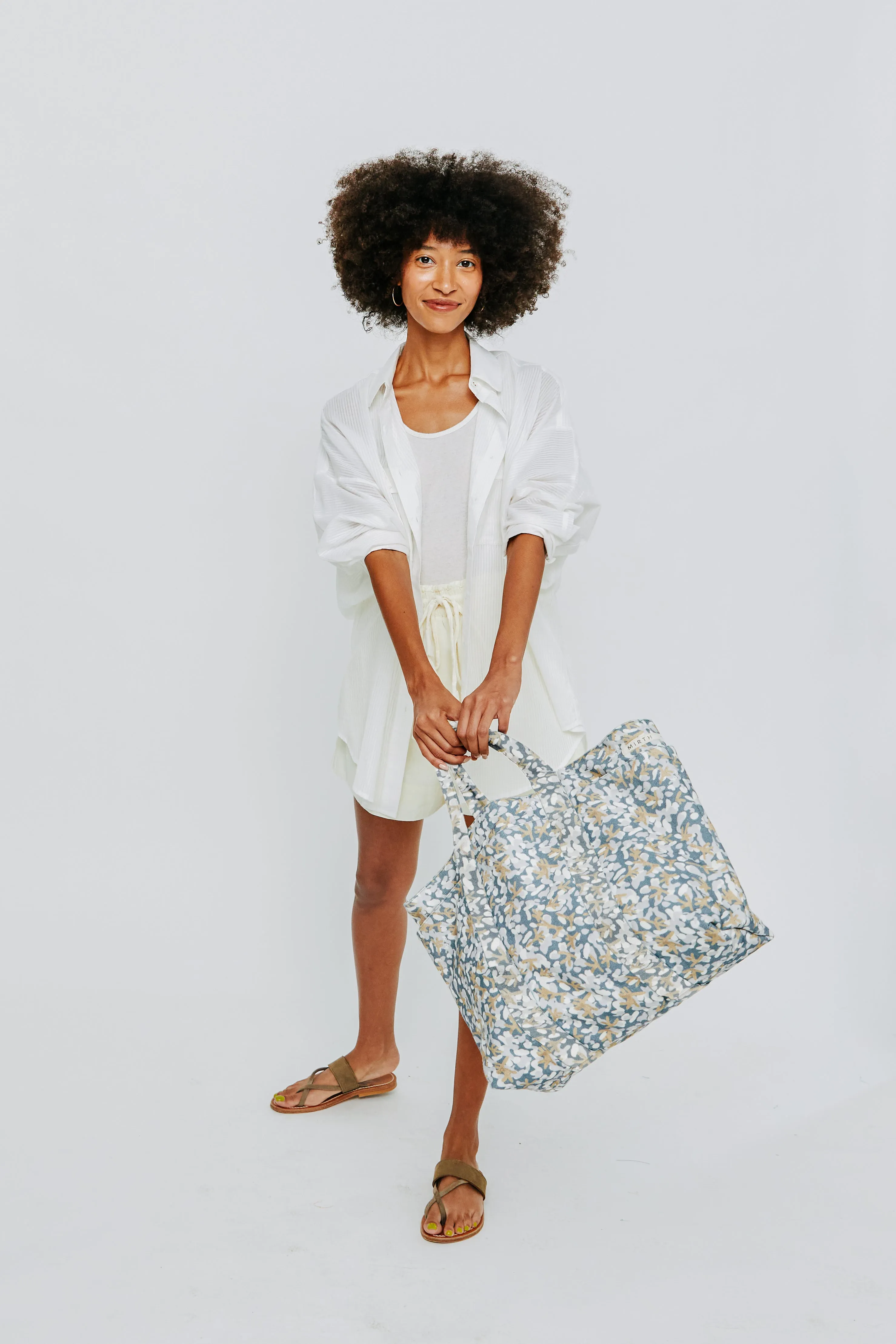 Canvas Beach Tote in Big Sky sold by Mirth product image thumbnail 3