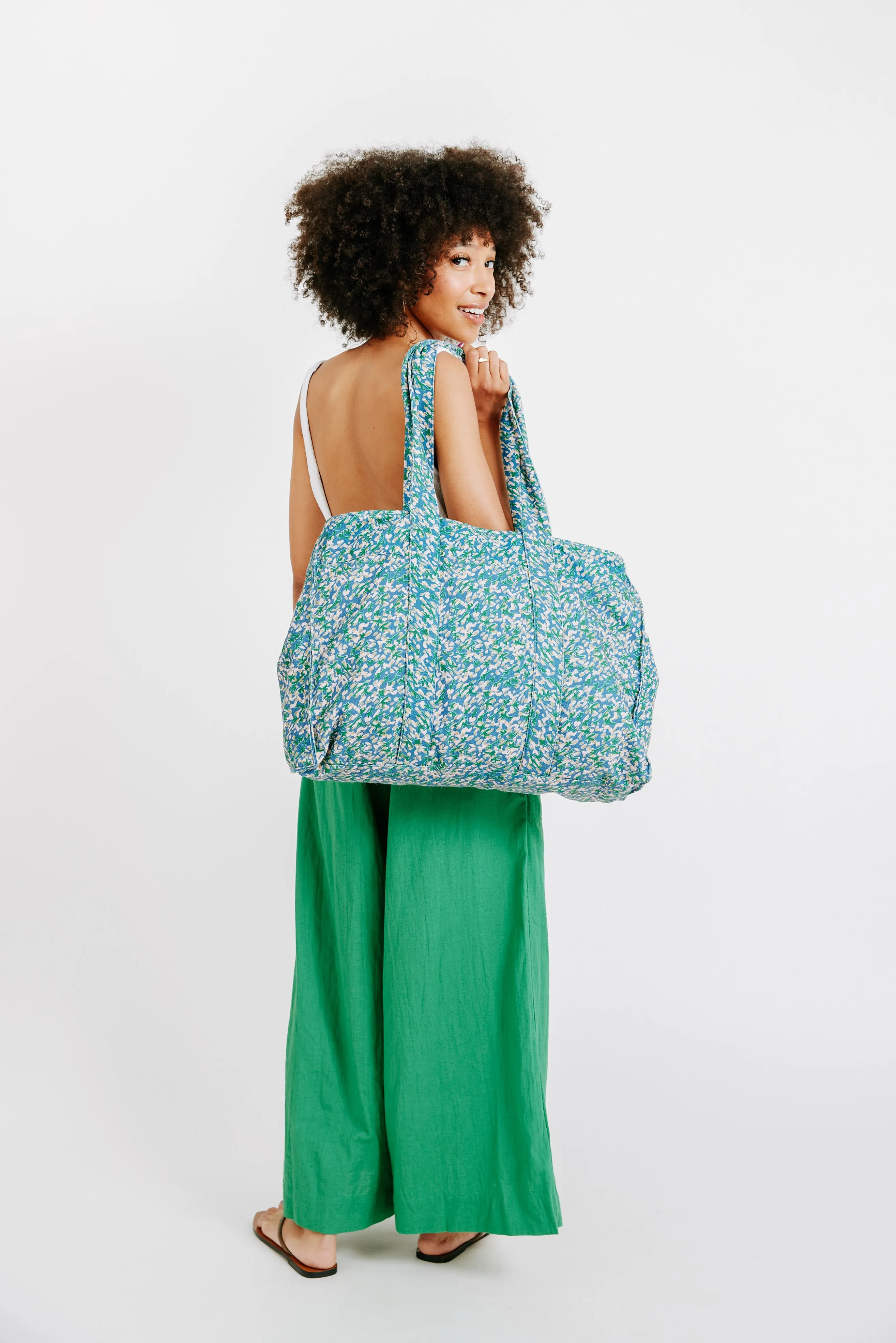 Canvas City Tote in Blueberry sold by Mirth product image thumbnail 2