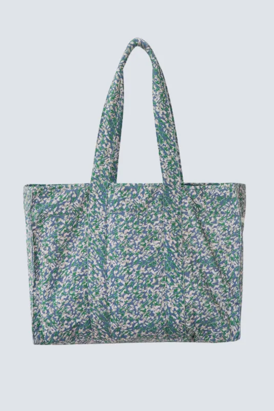 Canvas City Tote in Blueberry sold by Mirth