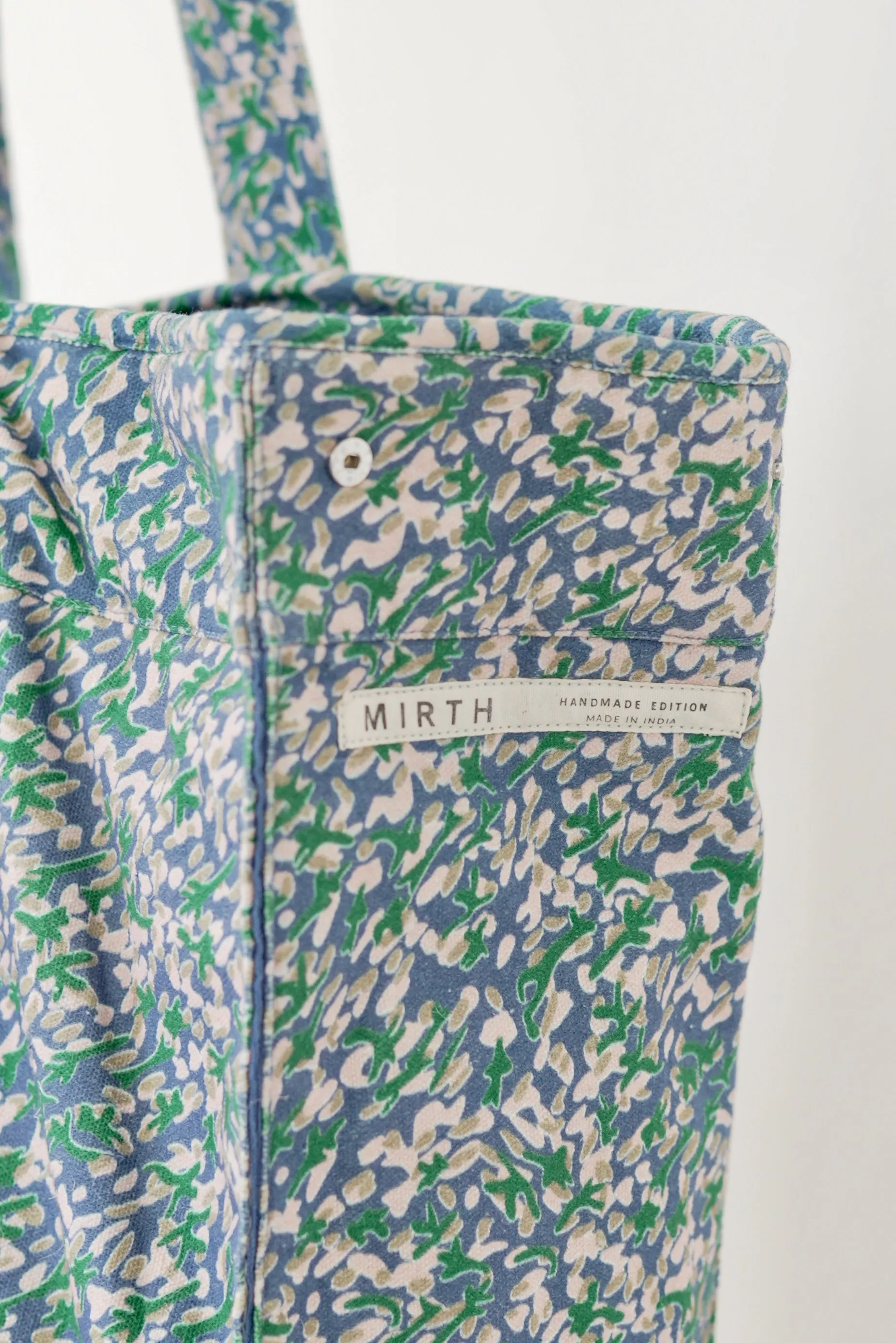 Canvas City Tote in Blueberry sold by Mirth product image thumbnail 3