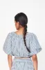 Capri Bubble Top in Ocean Stripe sold by Mirth