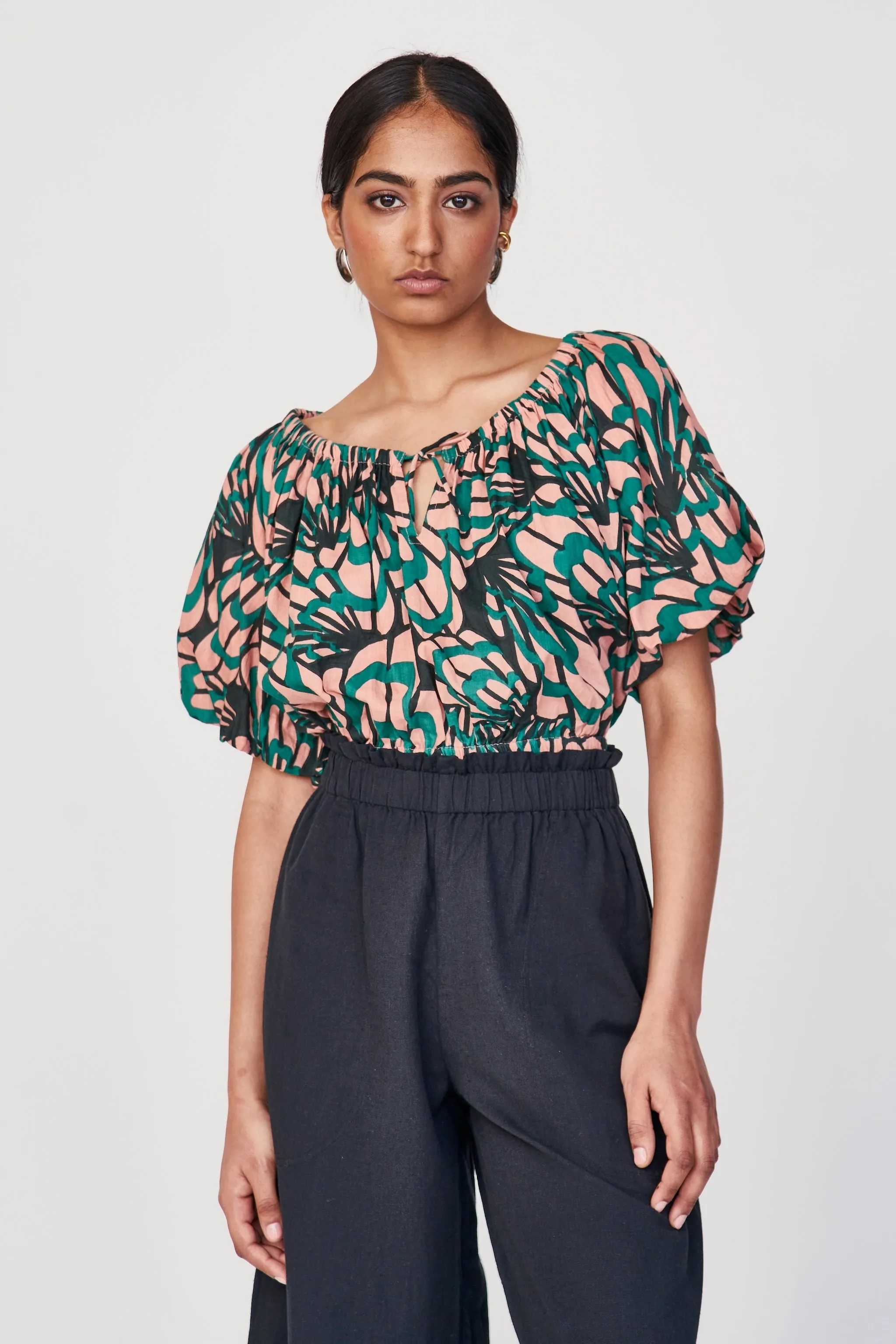 Capri Bubble Top in Paradise Shell sold by Mirth product image thumbnail 2