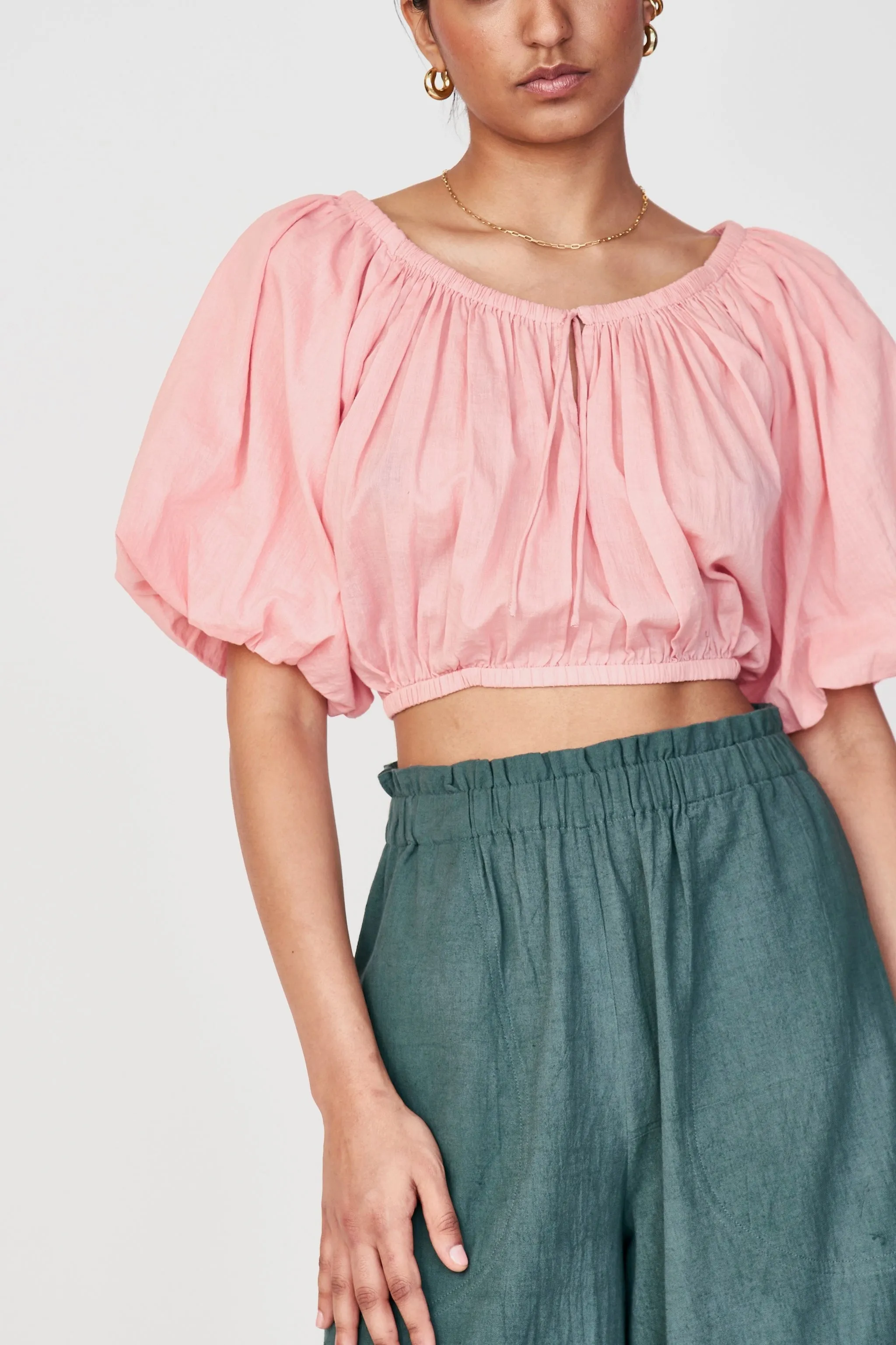 Capri Bubble Top in Pink sold by Mirth product image thumbnail 2