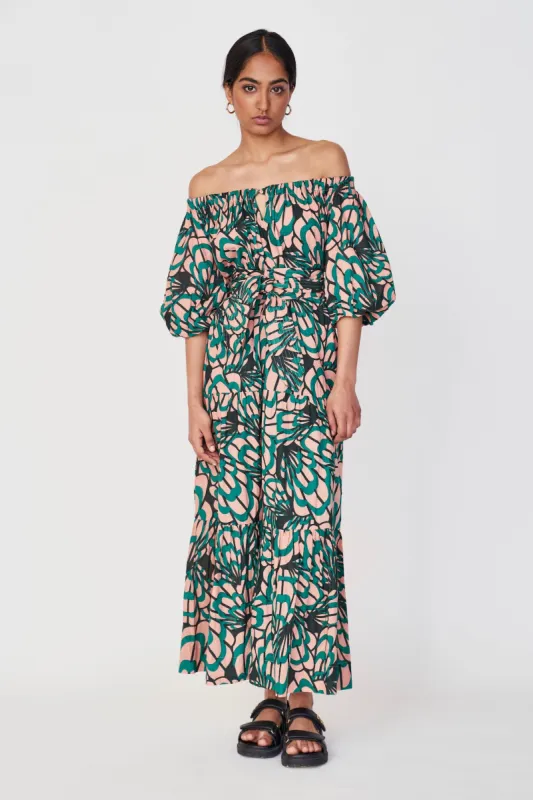 Capri Dress in Paradise Shell made by Mirth