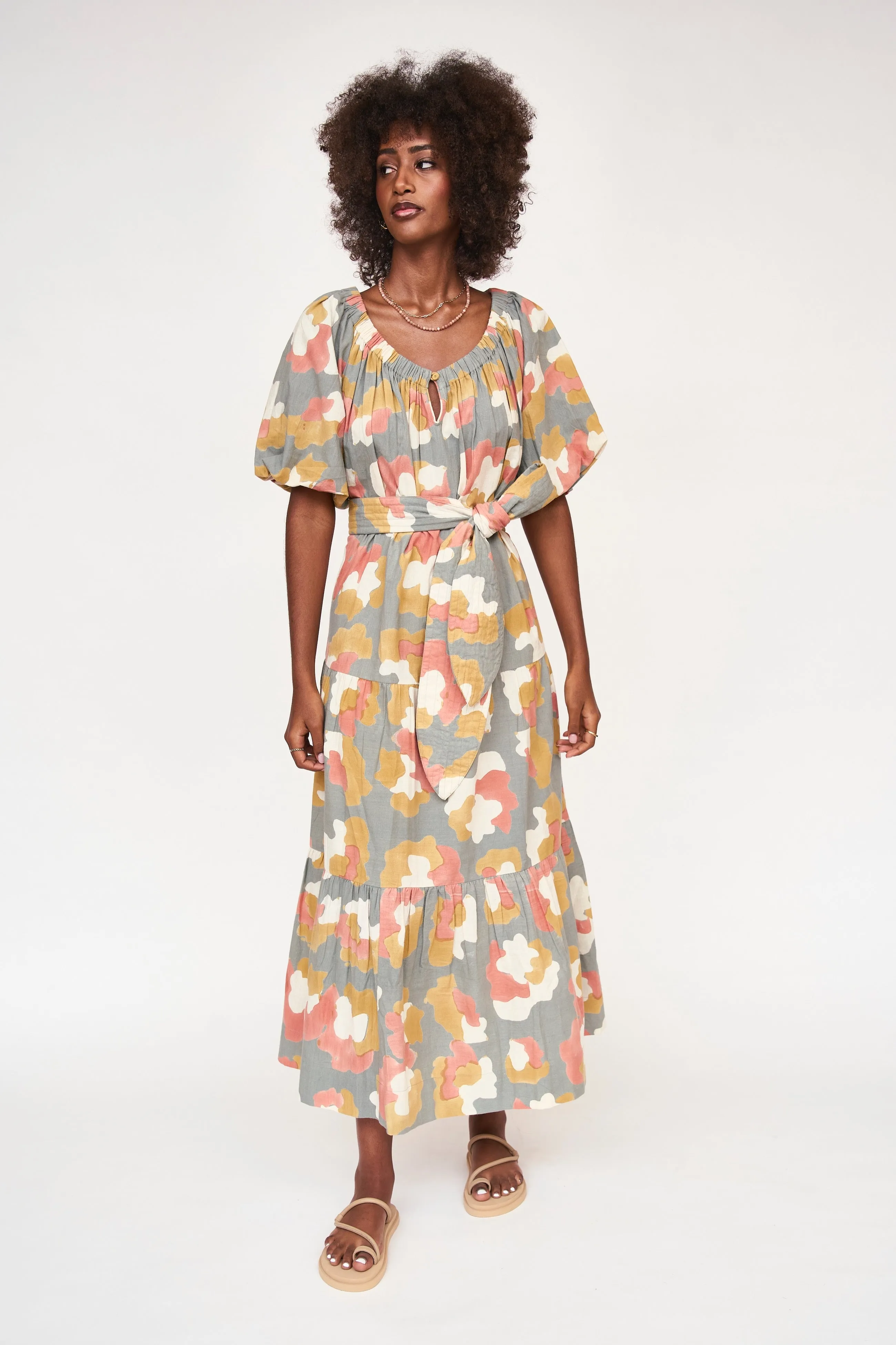 Capri Dress in Waterlily sold by Mirth