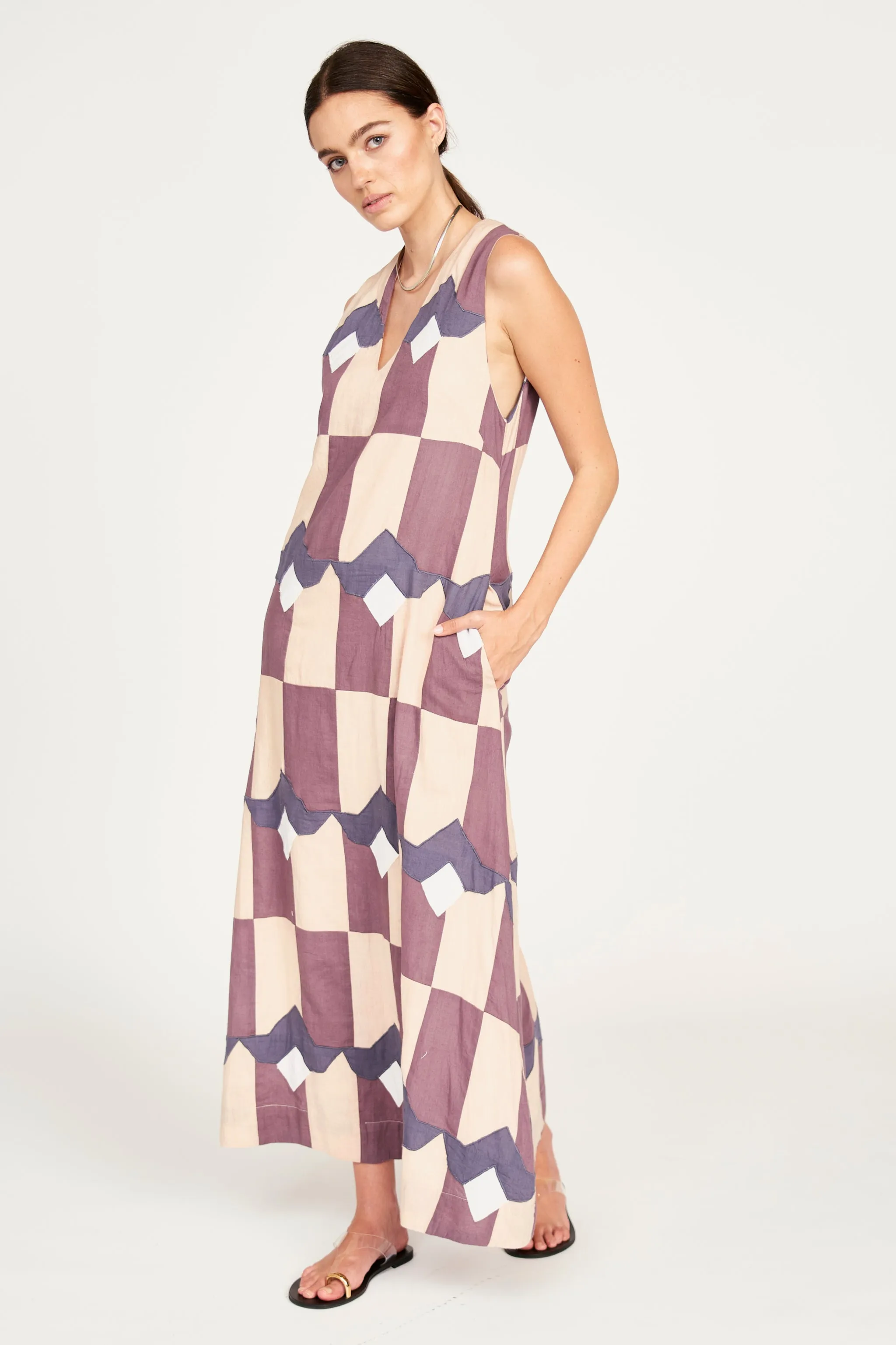 Cassis Dress in Plum Origami sold by Mirth product image thumbnail 5