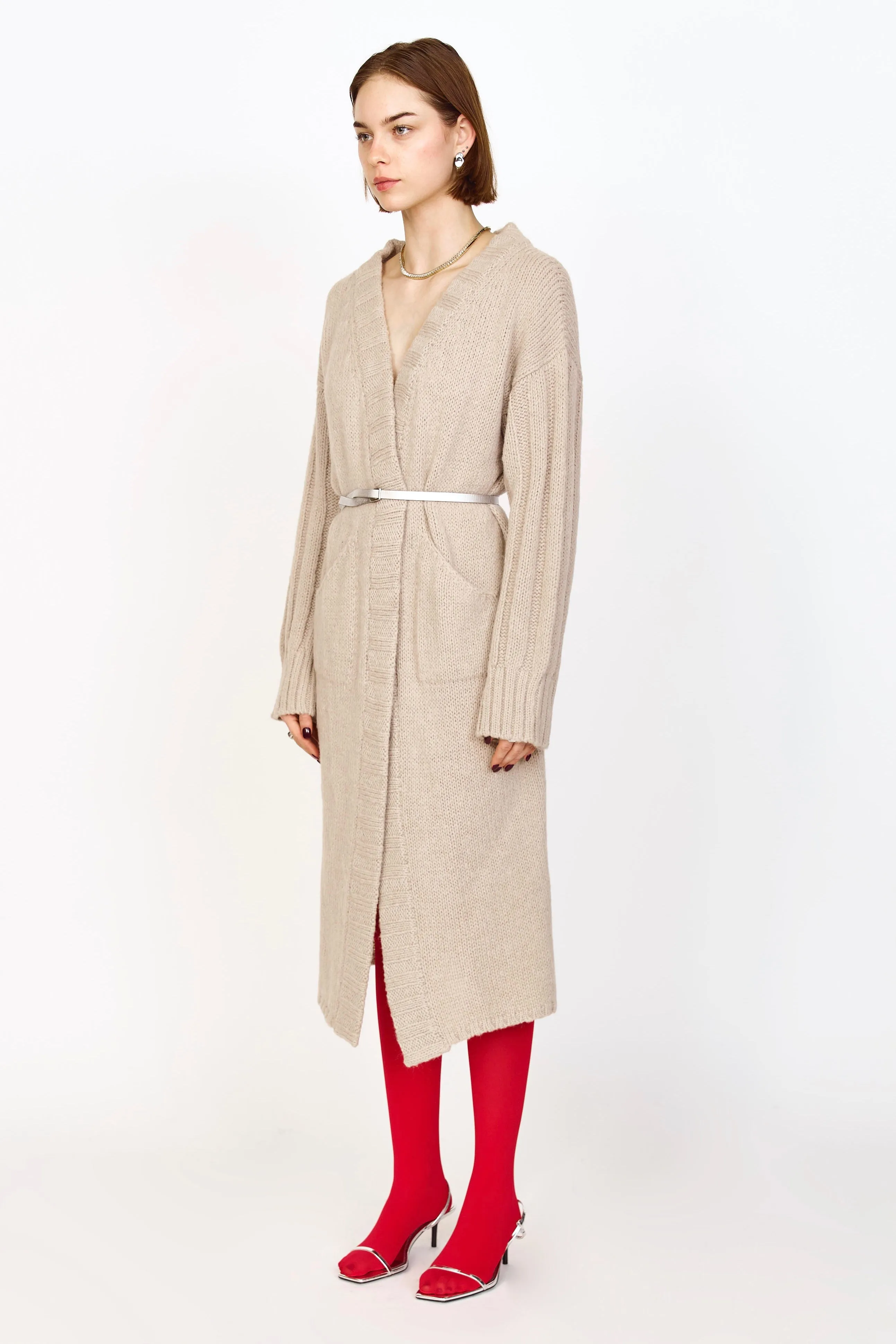 Cotswolds Blanket Cardigan in Camel sold by Mirth product image thumbnail 5