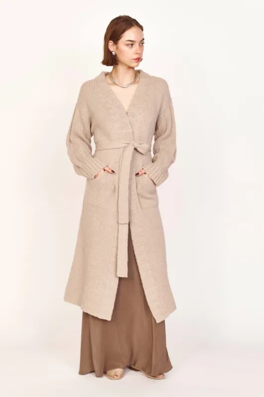 Cotswolds Blanket Cardigan in Camel made by Mirth