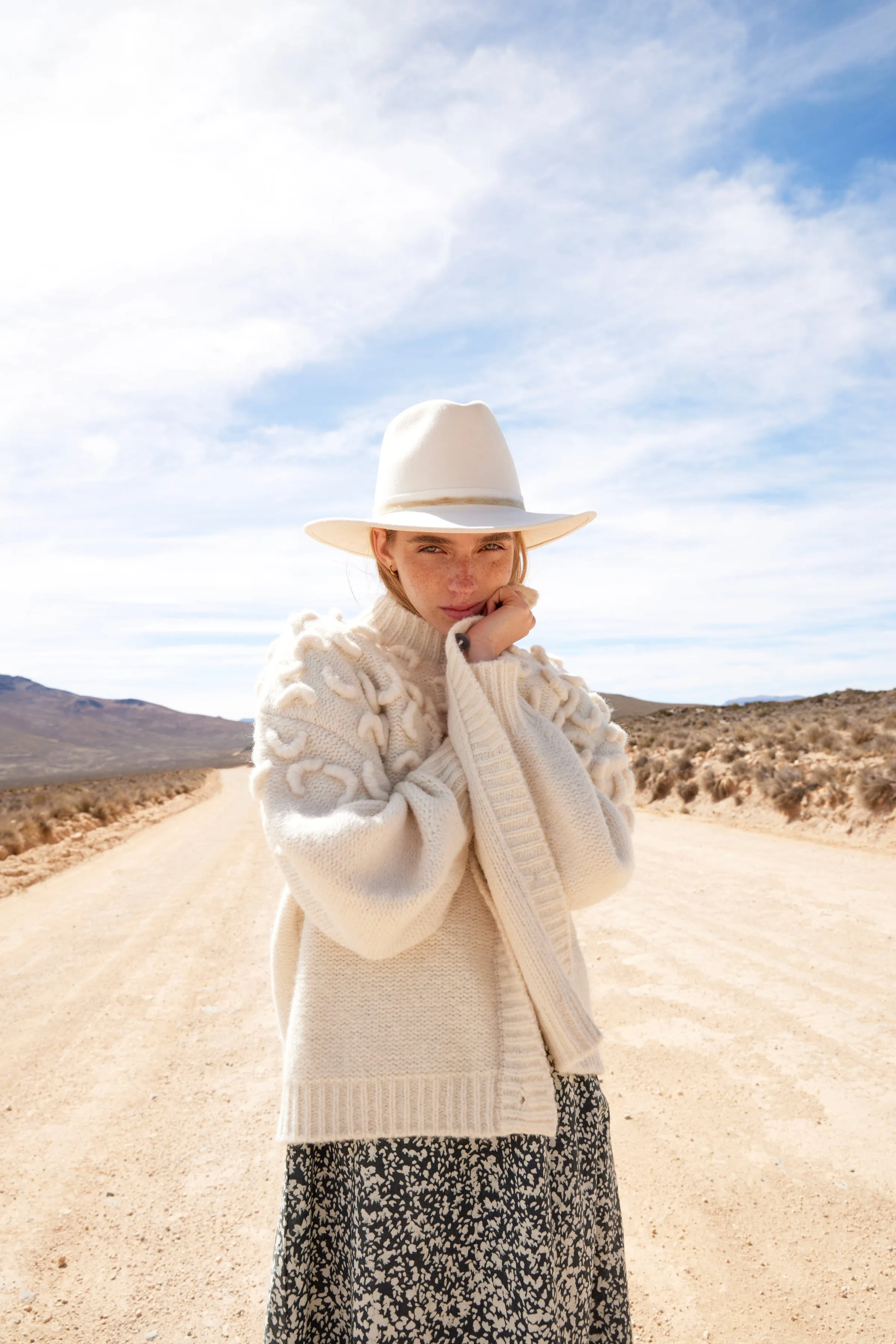 Cusco Croissant Cardigan in Ivory sold by Mirth product image thumbnail 5