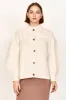 Cusco Waterlily Cardigan in Ivory sold by Mirth