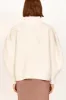 Cusco Waterlily Cardigan in Ivory sold by Mirth