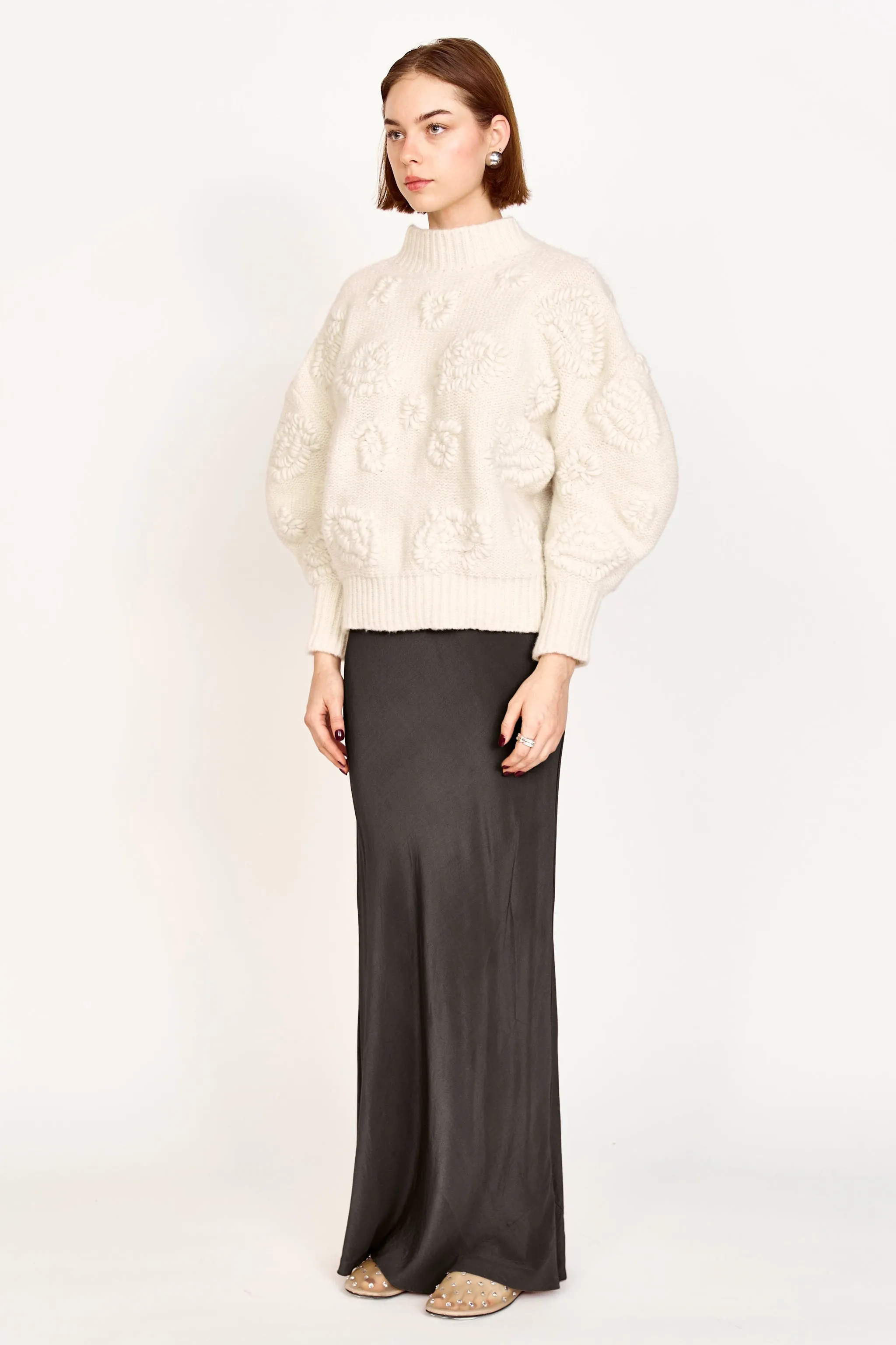 Cusco Waterlily Pullover in Ivory sold by Mirth product image thumbnail 3