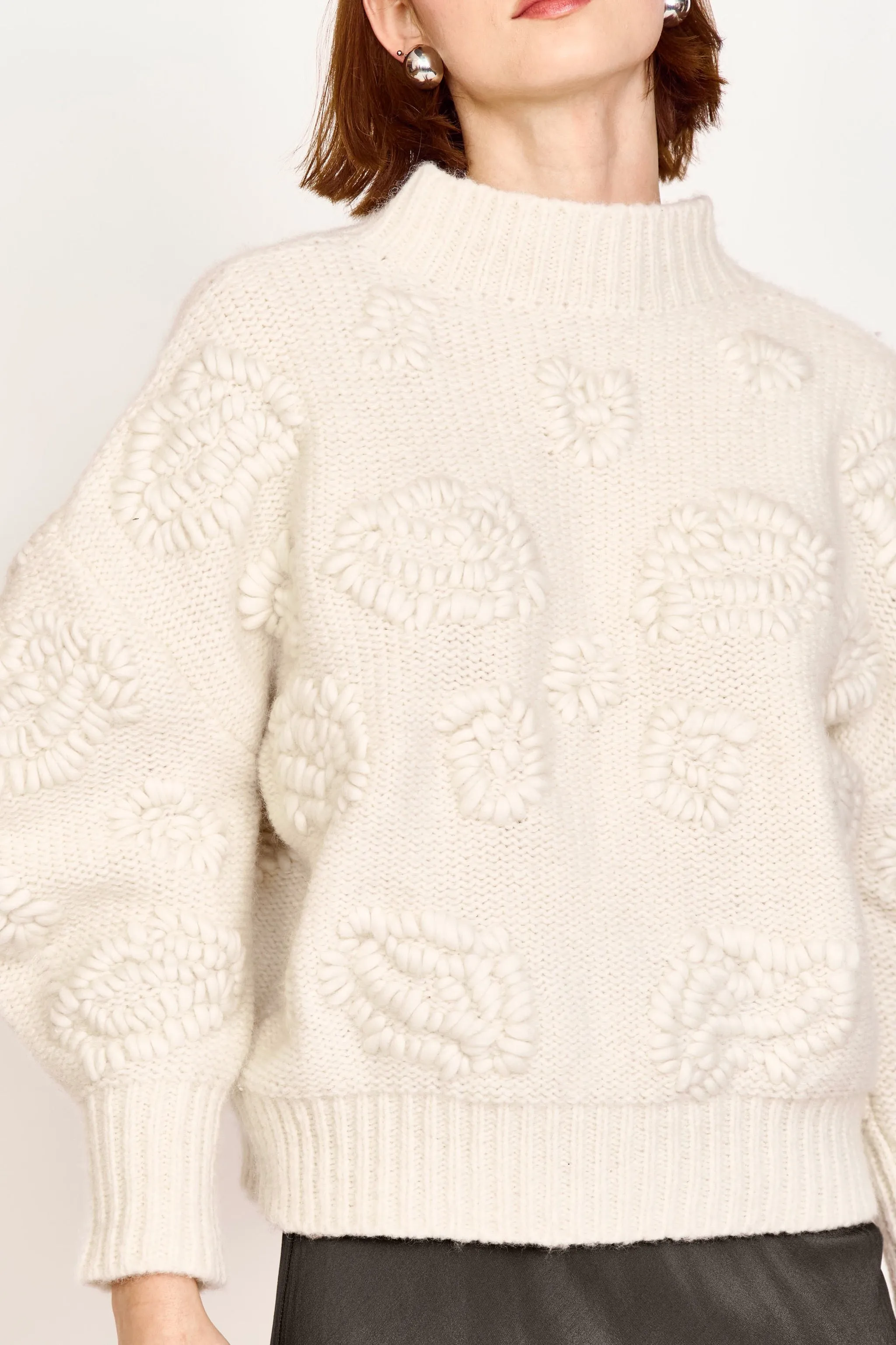 Cusco Waterlily Pullover in Ivory sold by Mirth product image thumbnail 2
