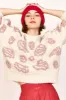 Cusco Waterlily Pullover in Ivory/Fawn sold by Mirth