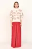 Cusco Waterlily Pullover in Ivory/Fawn sold by Mirth