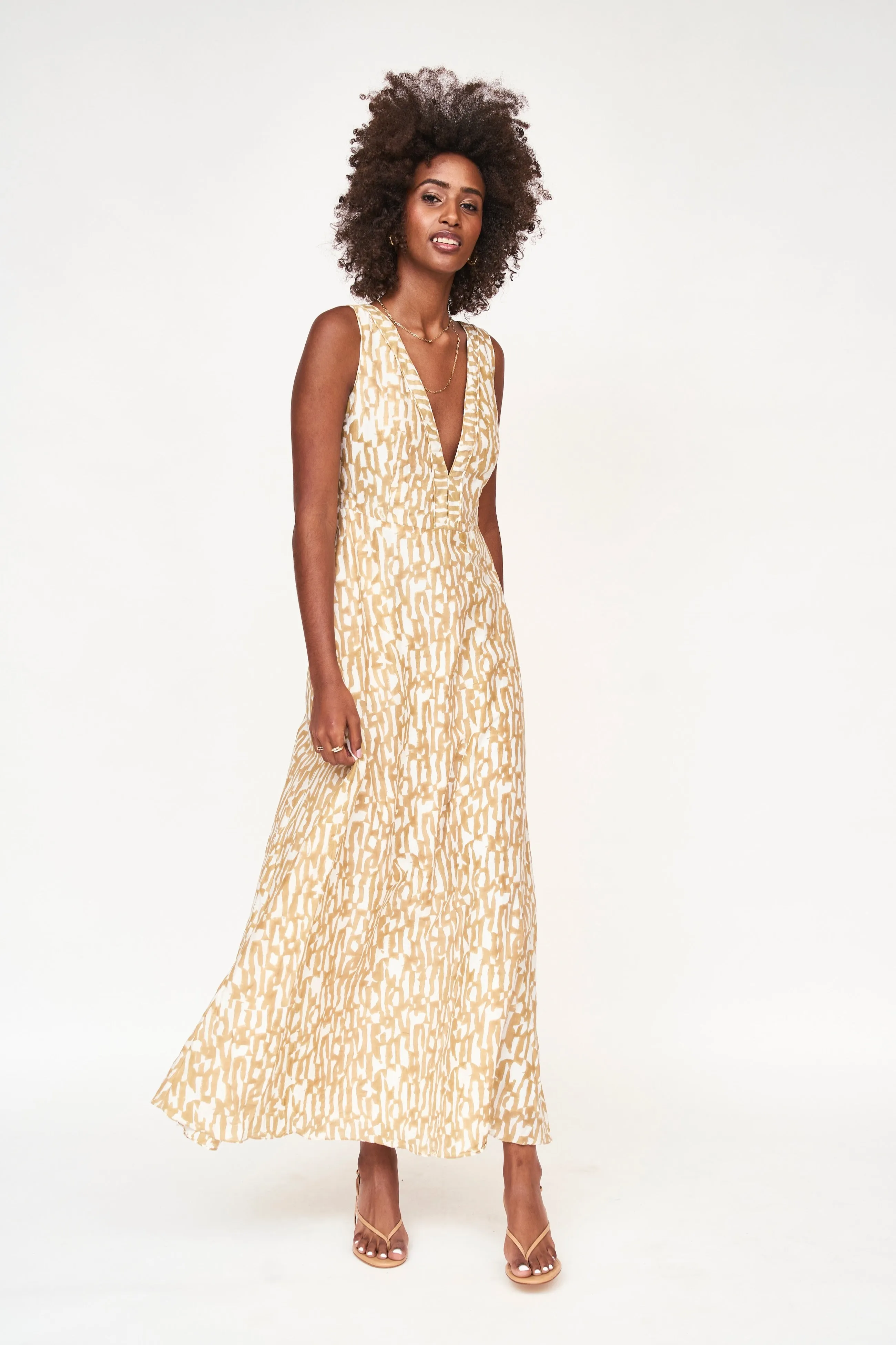 Cyprus Dress in Driftwood sold by Mirth product image thumbnail 5