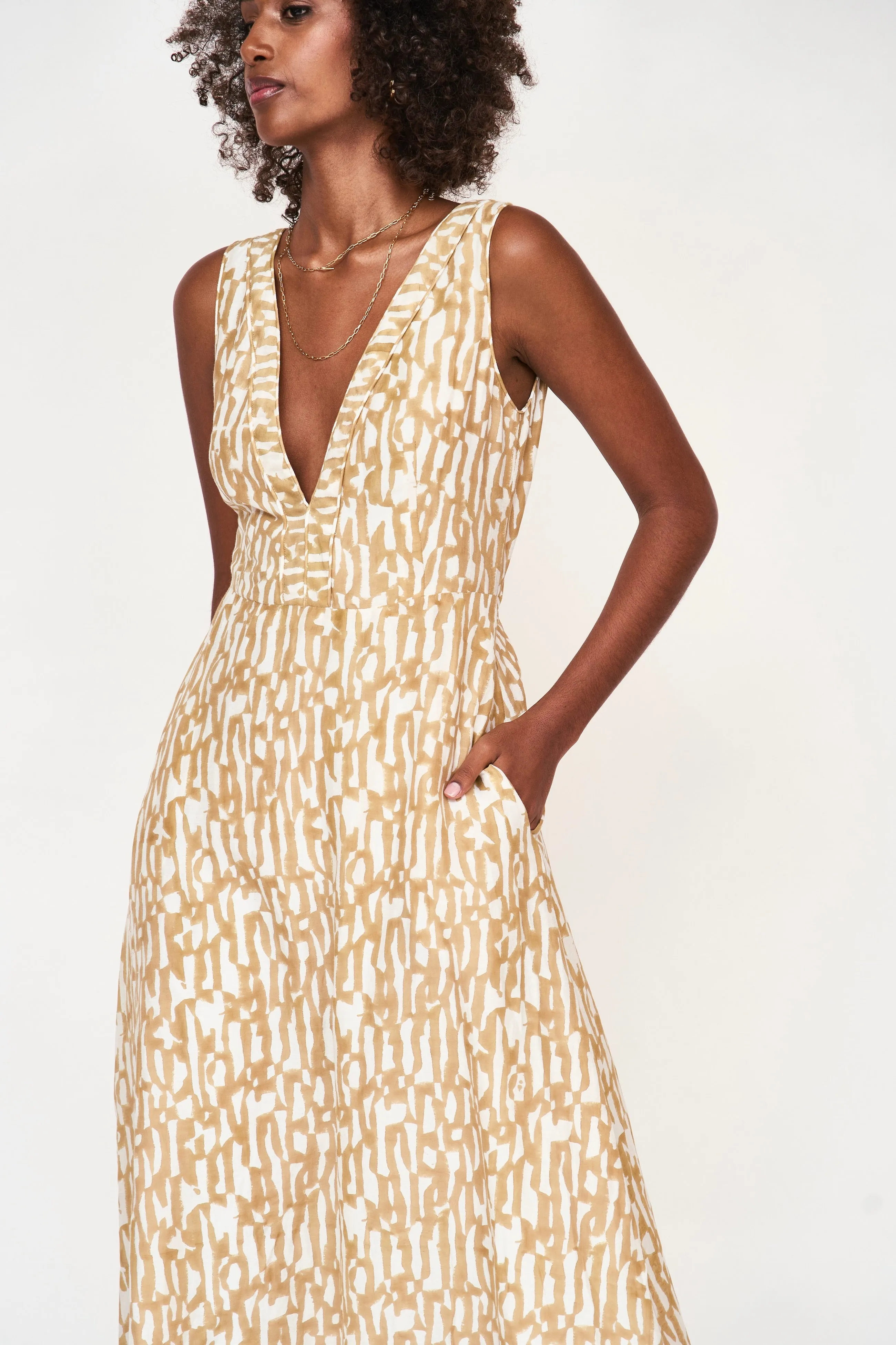 Cyprus Dress in Driftwood sold by Mirth product image thumbnail 4