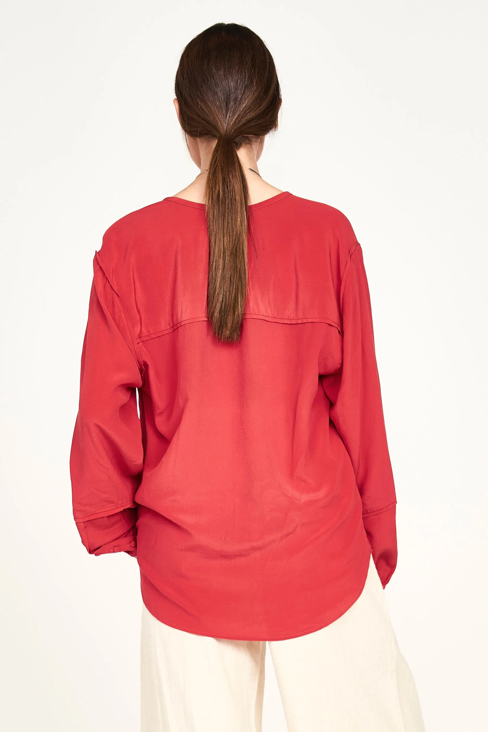 Dakota Blouse in Red sold by Mirth product image thumbnail 4