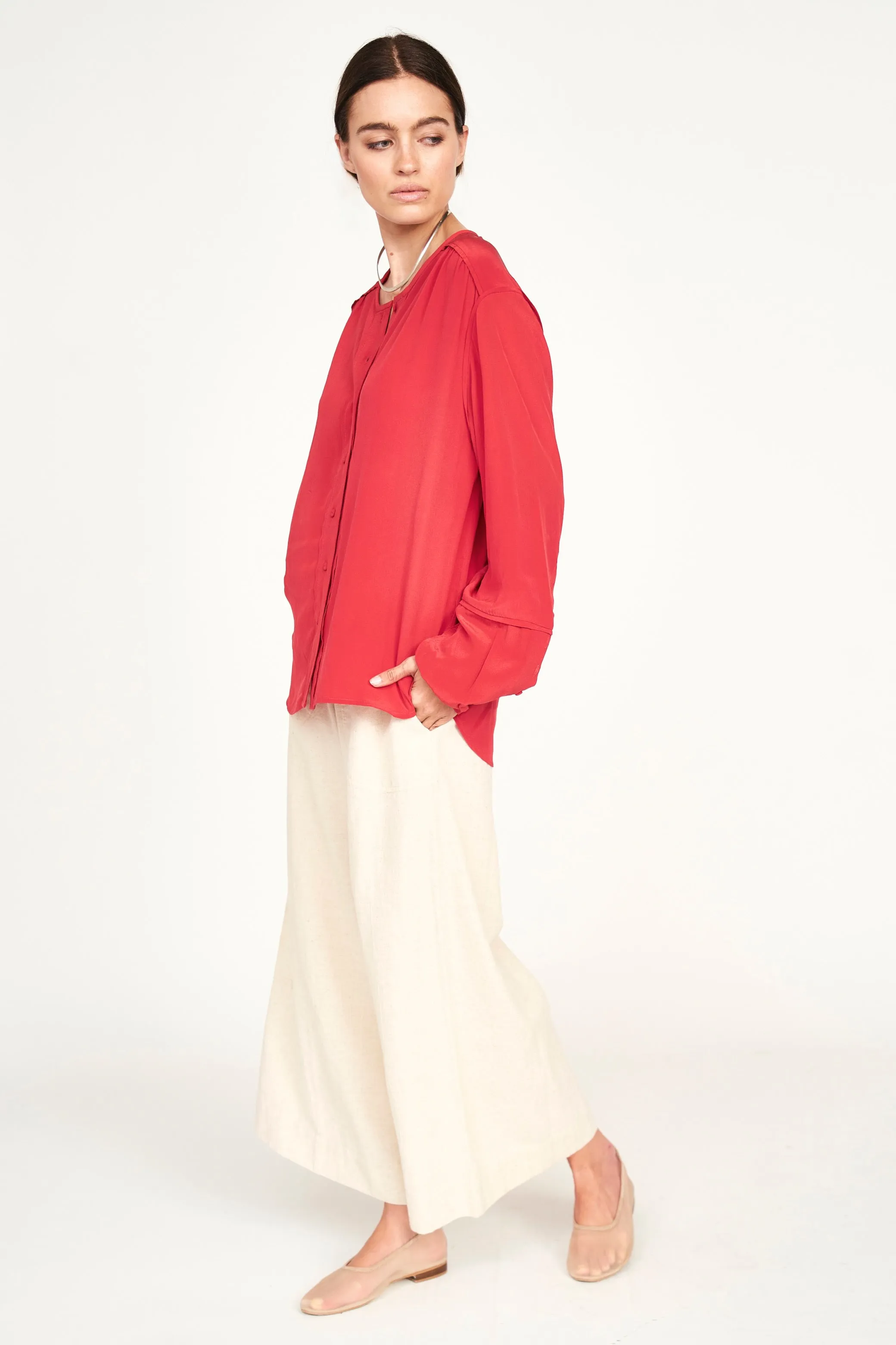 Dakota Blouse in Red sold by Mirth product image thumbnail 3