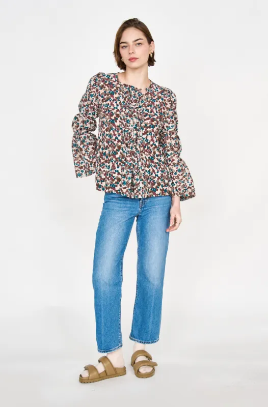 Fez Blouse in Amaryllis sold by Mirth