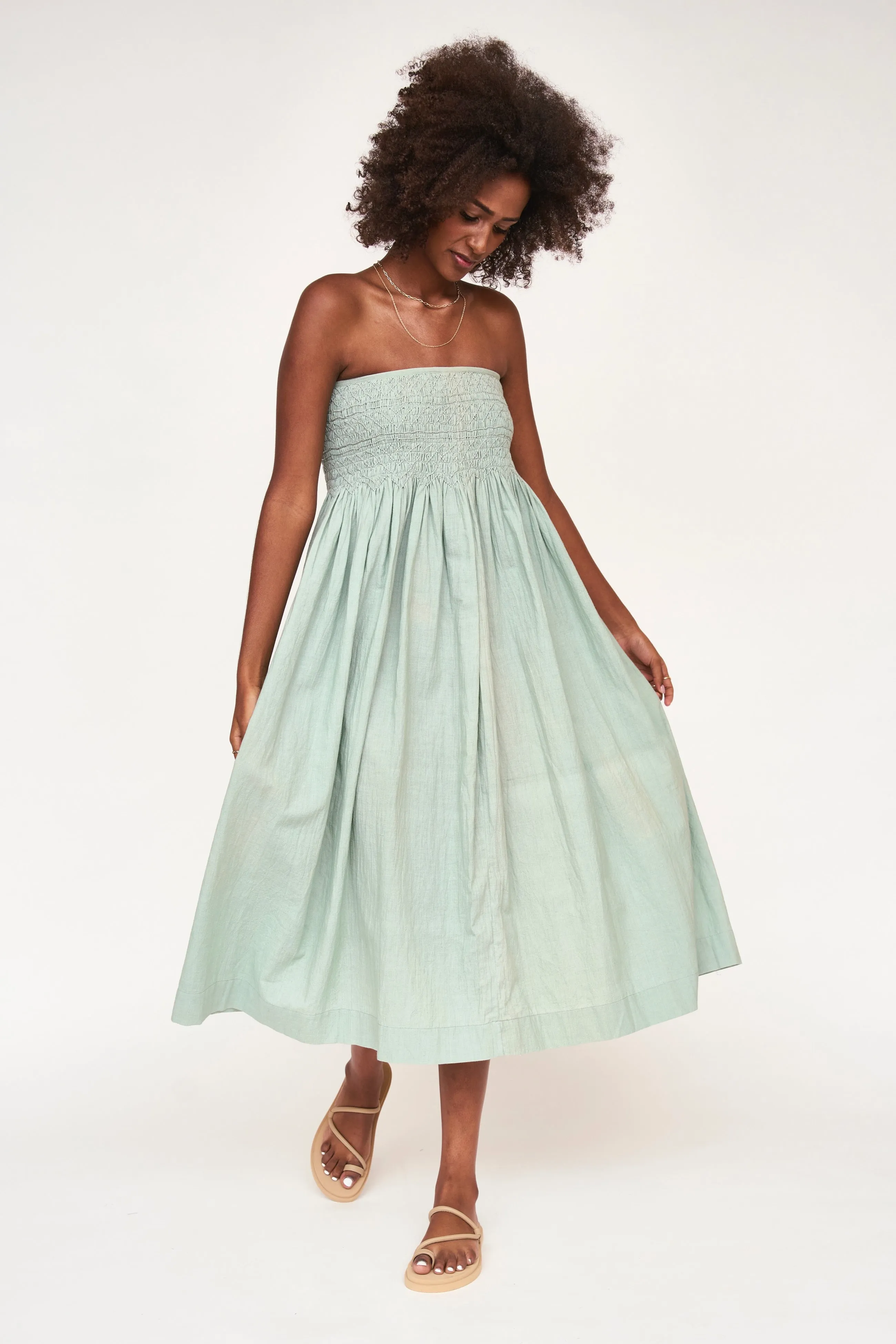 Georgia Dress in Frost sold by Mirth product image thumbnail 3