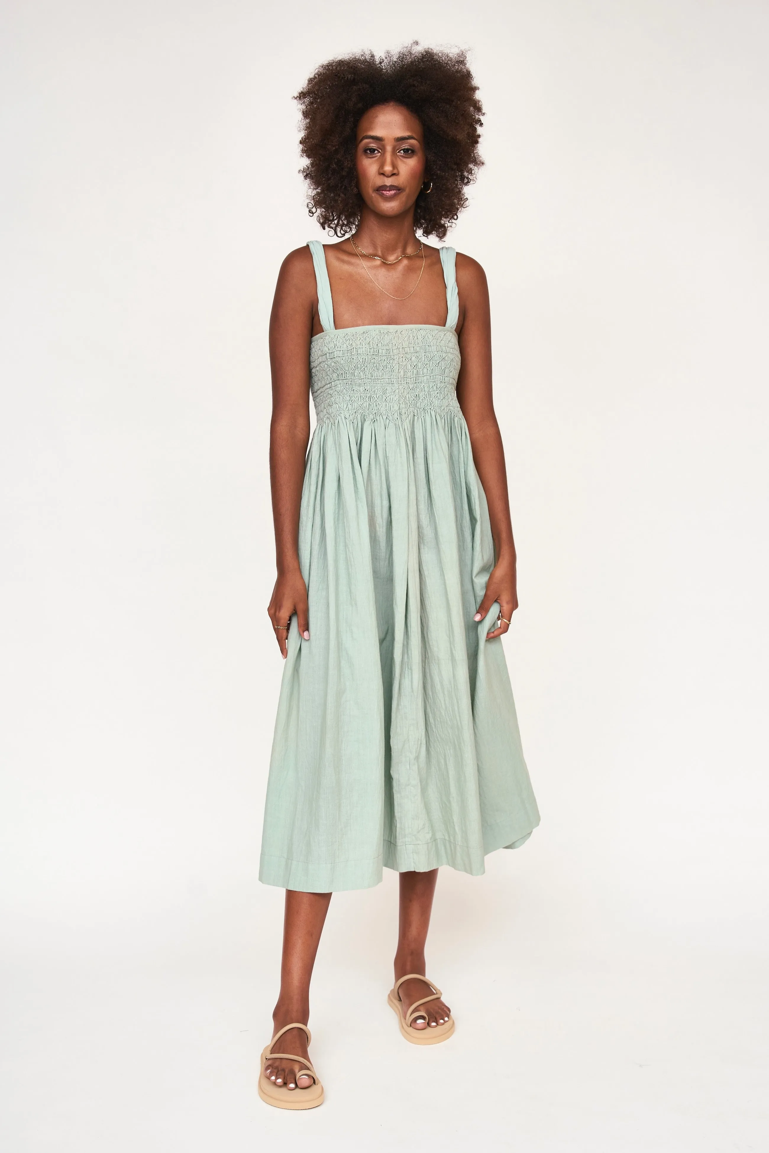 Georgia Dress in Frost sold by Mirth