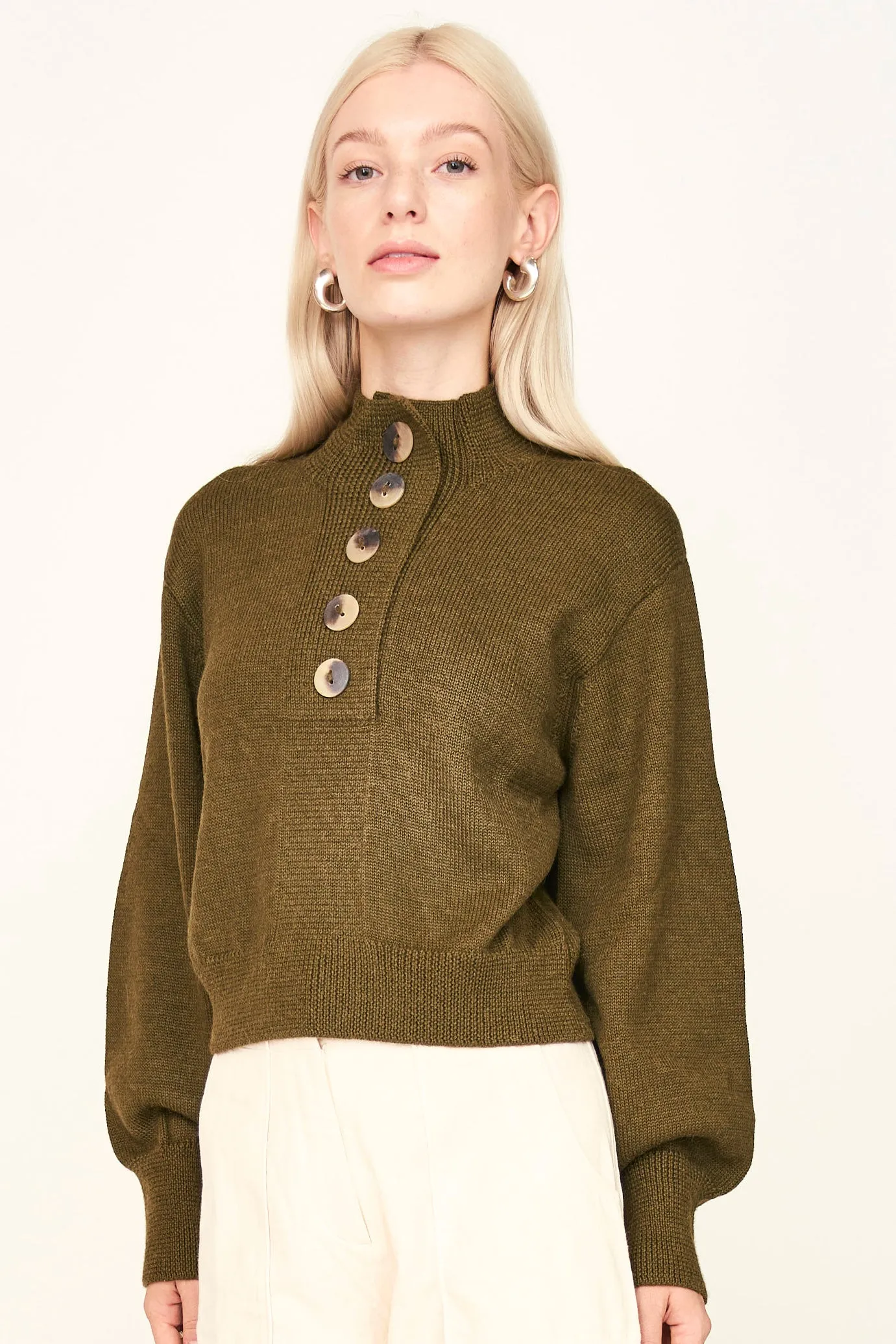 Ghent Sweater in Moss sold by Mirth product image thumbnail 2