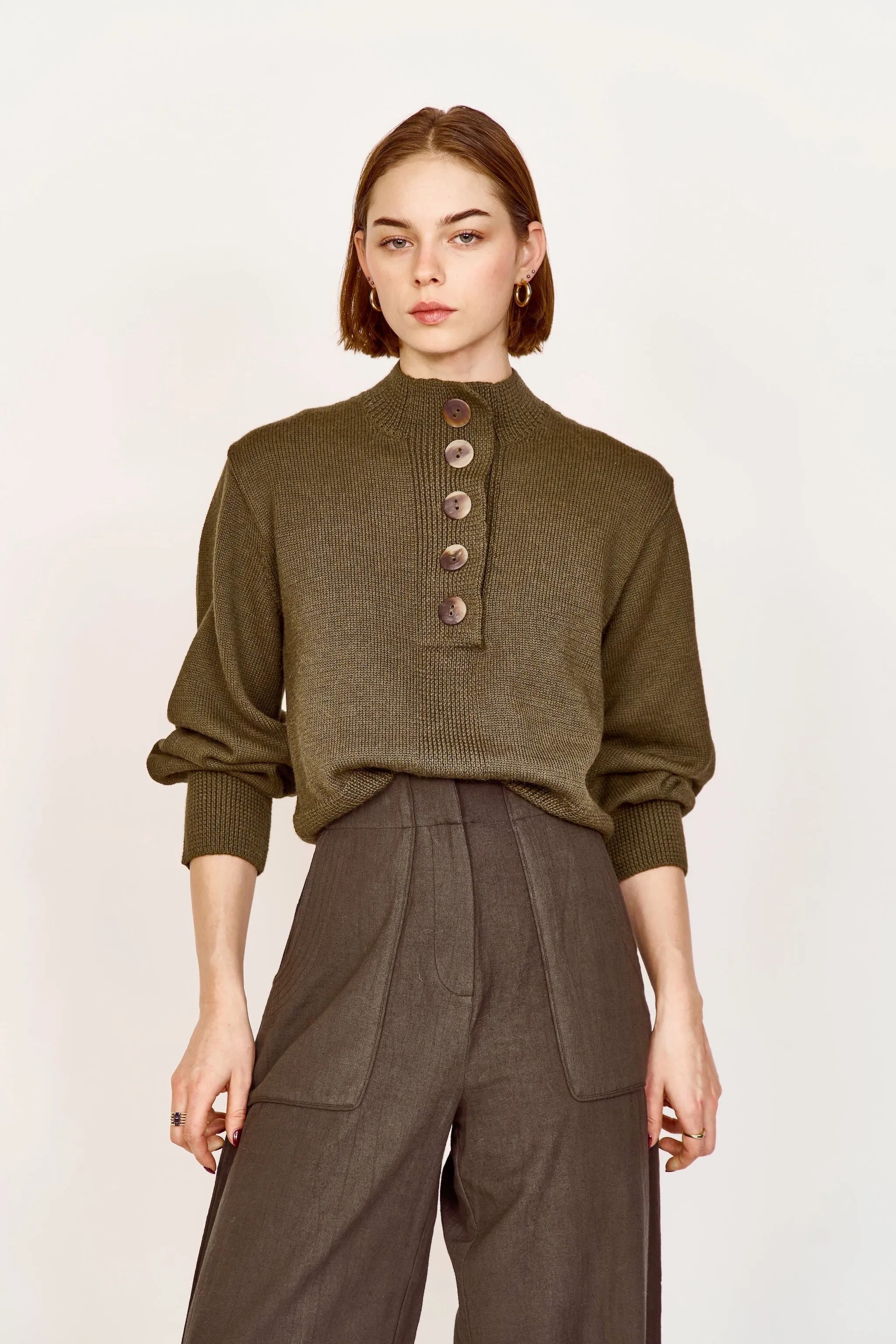 Ghent Sweater in Moss sold by Mirth product image thumbnail 5