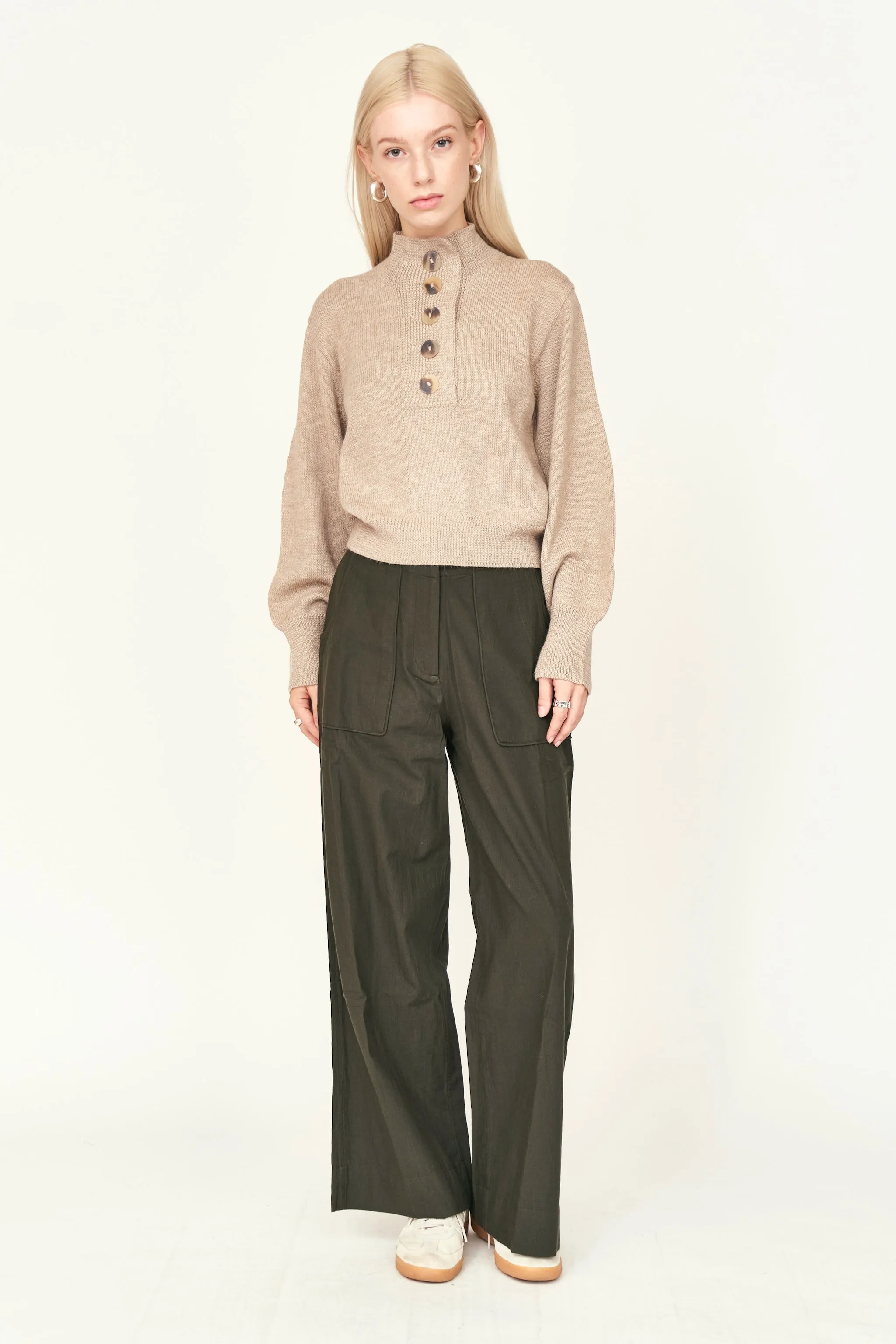 Ghent Sweater in Oatmeal sold by Mirth product image thumbnail 5