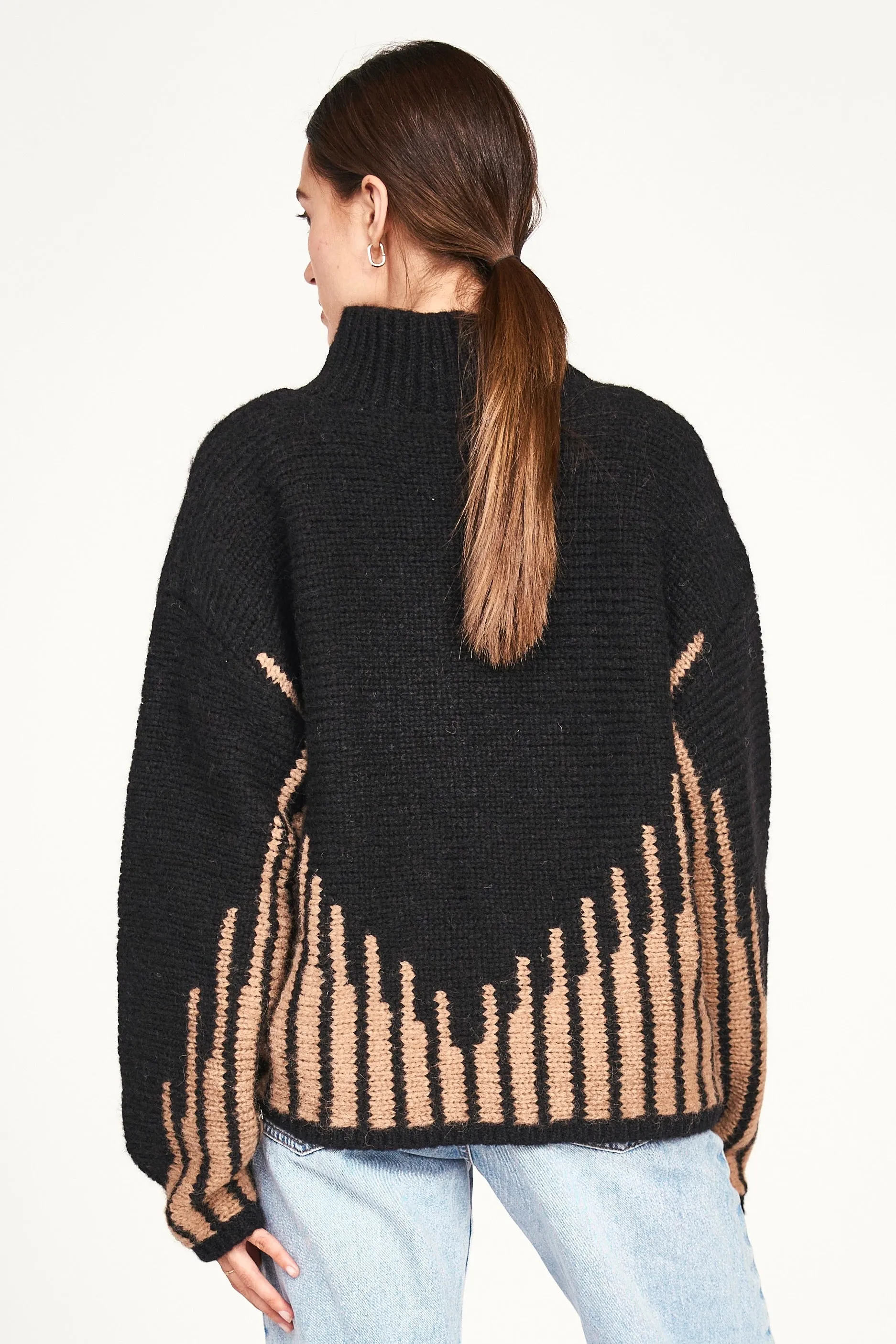 Highland Sweater in Black Ridge sold by Mirth product image thumbnail 5