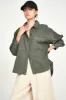 Huron Work Shirt in Turtle sold by Mirth