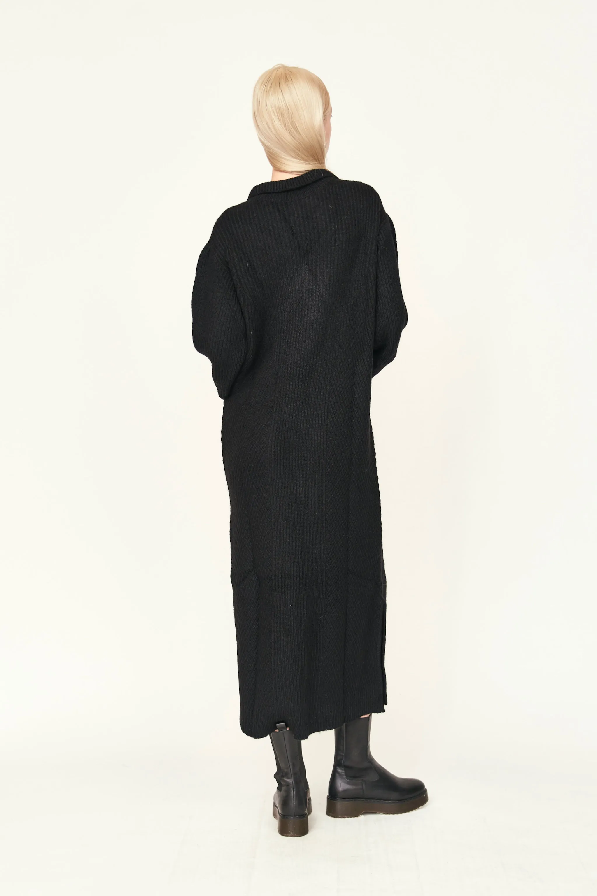 Jackson Sweater Dress in Black sold by Mirth product image thumbnail 4