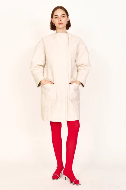 Juneau Jacket in Snow Parquet sold by Mirth