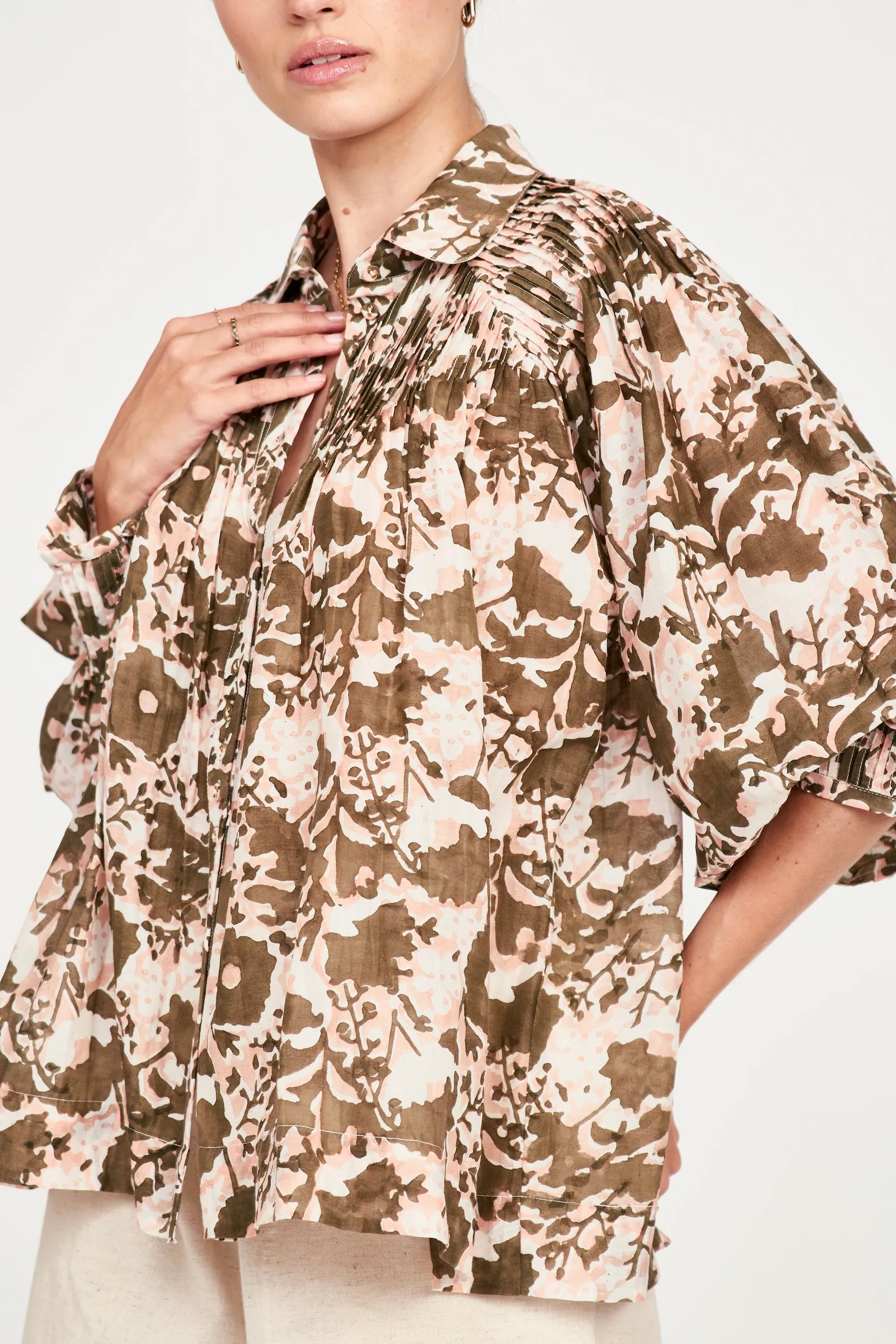 Kerala Blouse in Garden Bloom sold by Mirth product image thumbnail 2