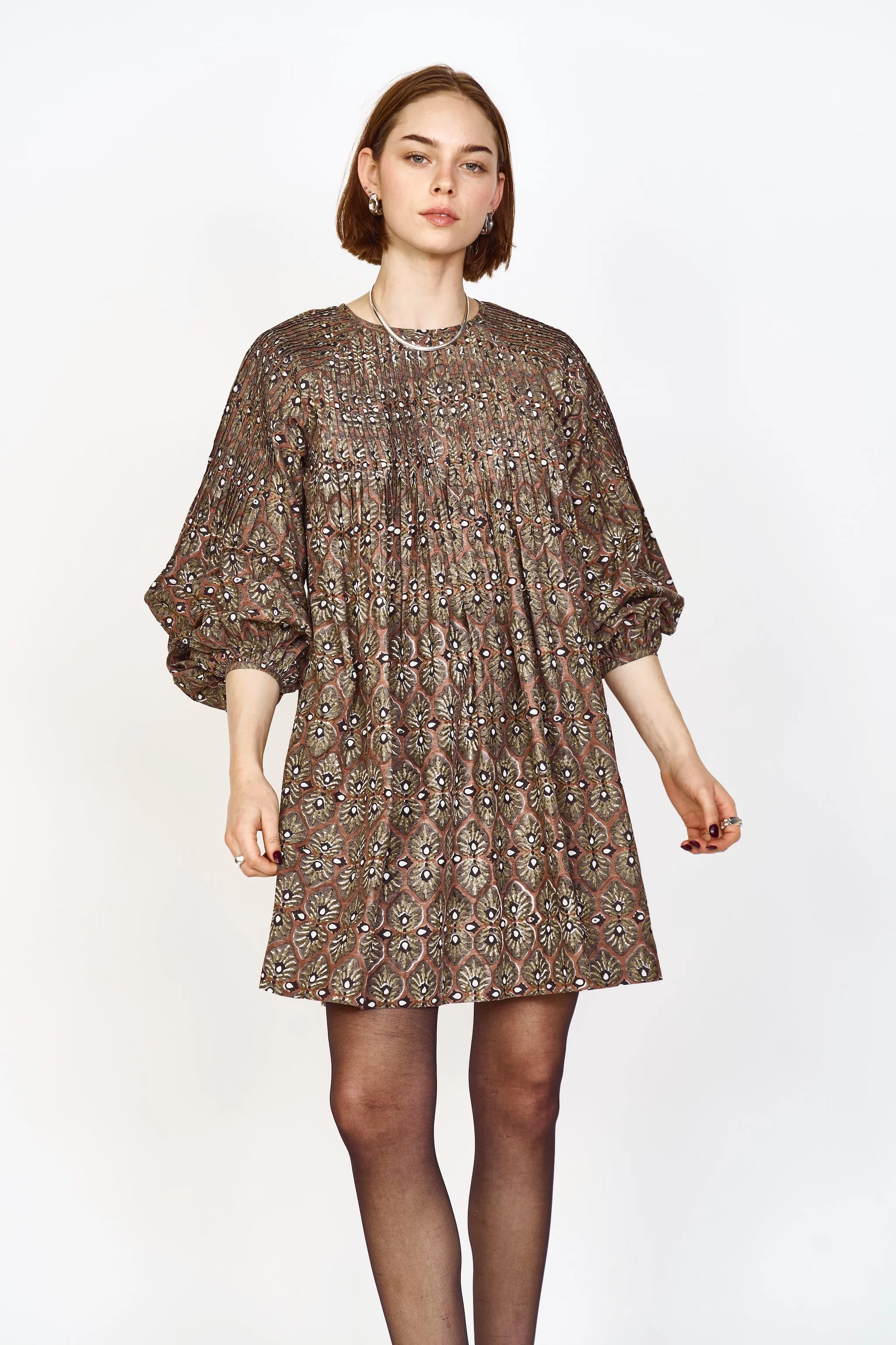 Kerala Dress in Chestnut Shisha sold by Mirth product image thumbnail 5