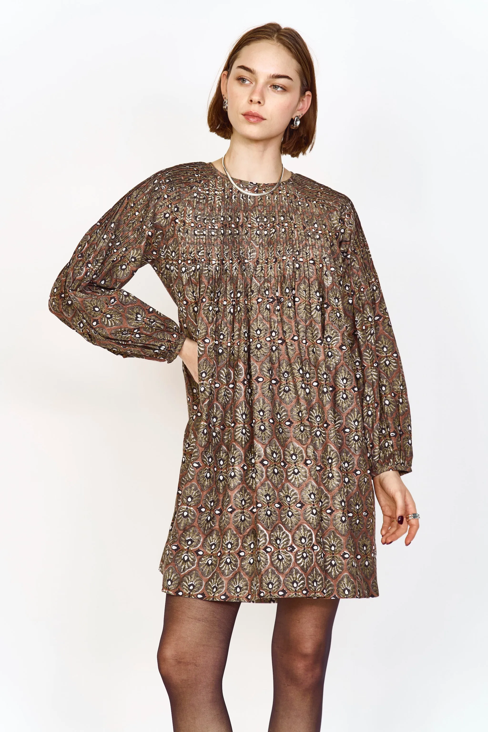 Kerala Dress in Chestnut Shisha sold by Mirth product image thumbnail 2