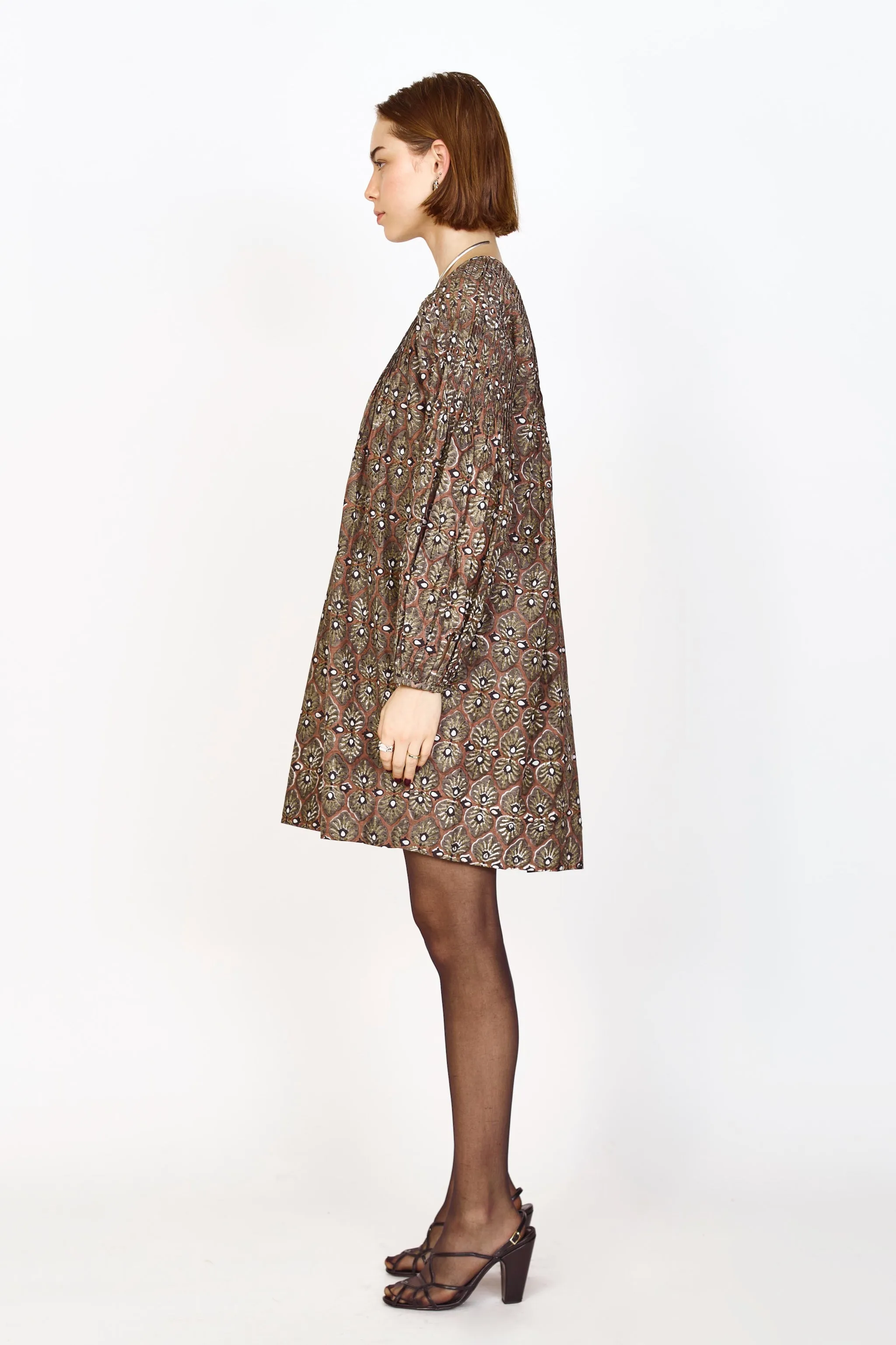 Kerala Dress in Chestnut Shisha sold by Mirth product image thumbnail 3