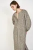 Kona Caftan in Trellis in Petal sold by Mirth