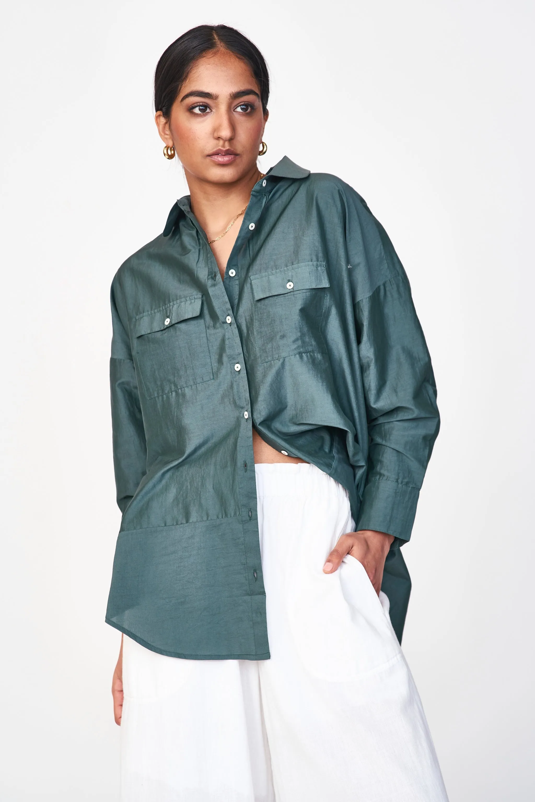 Kyoto Shirt in Palm sold by Mirth product image thumbnail 2