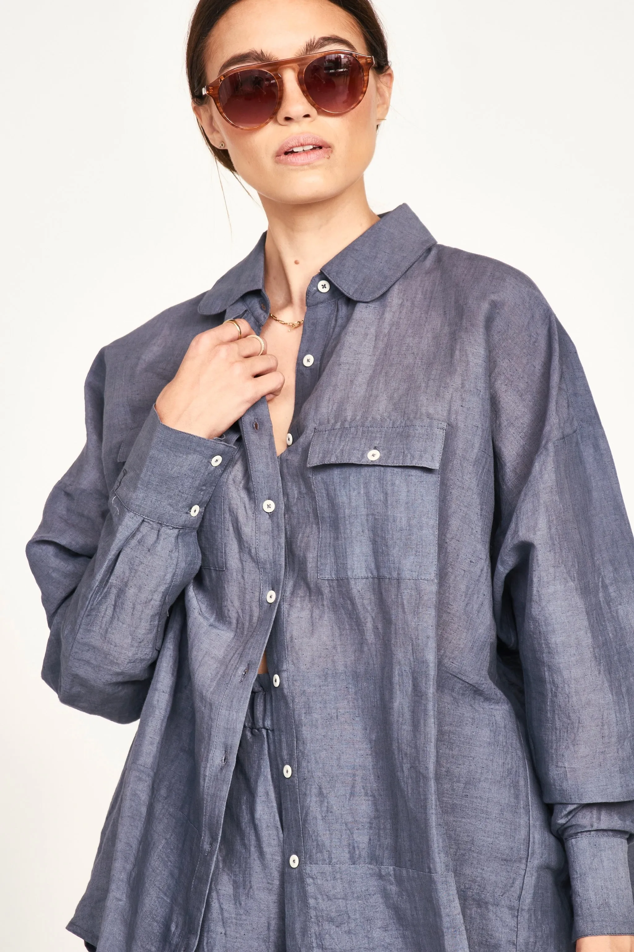 Kyoto Shirt in Pond sold by Mirth product image thumbnail 3