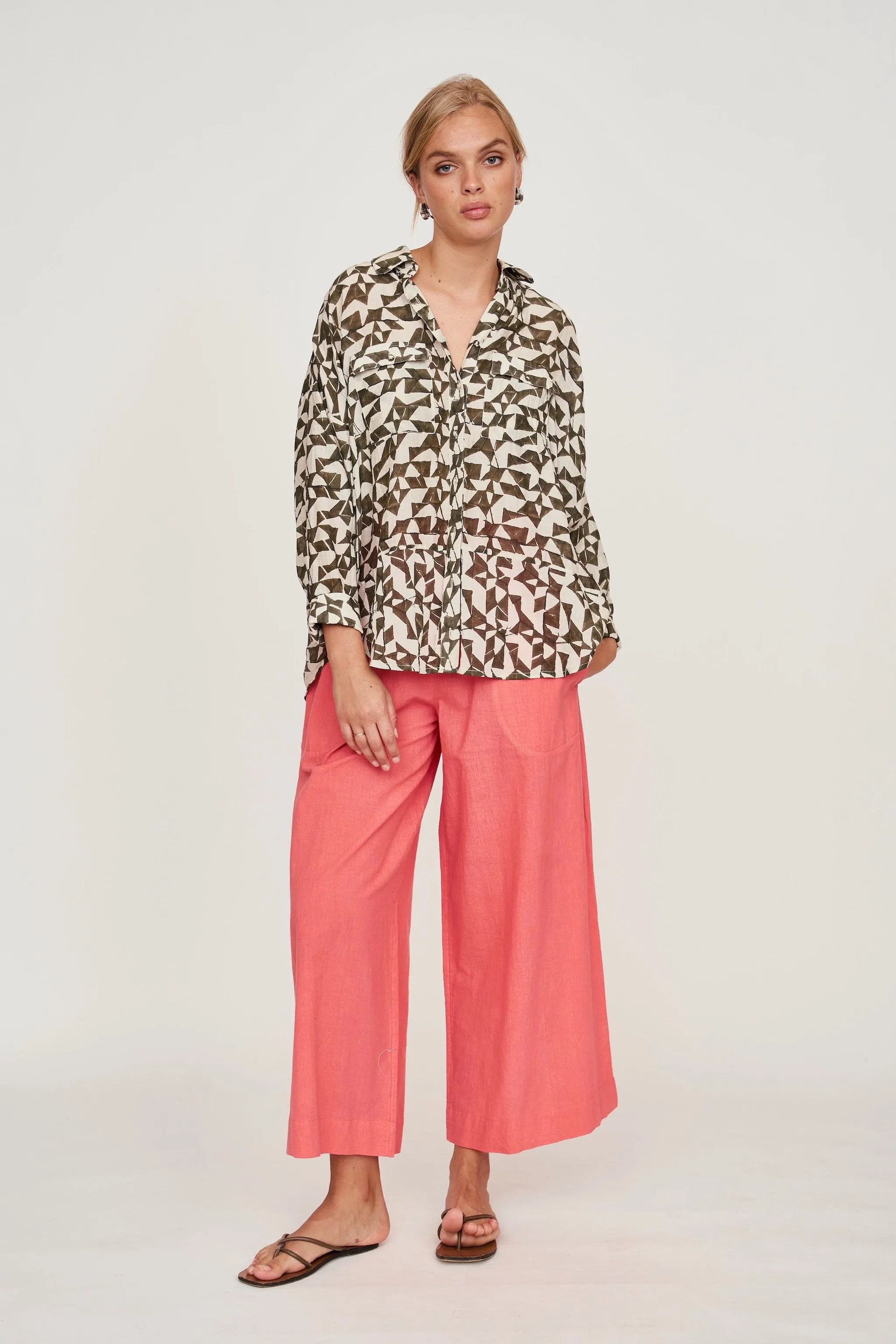 Kyoto Shirt in Seaglass in Branch sold by Mirth product image thumbnail 4