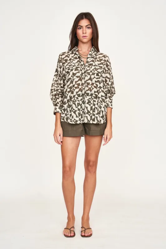 Kyoto Shirt in Seaglass in Branch sold by Mirth