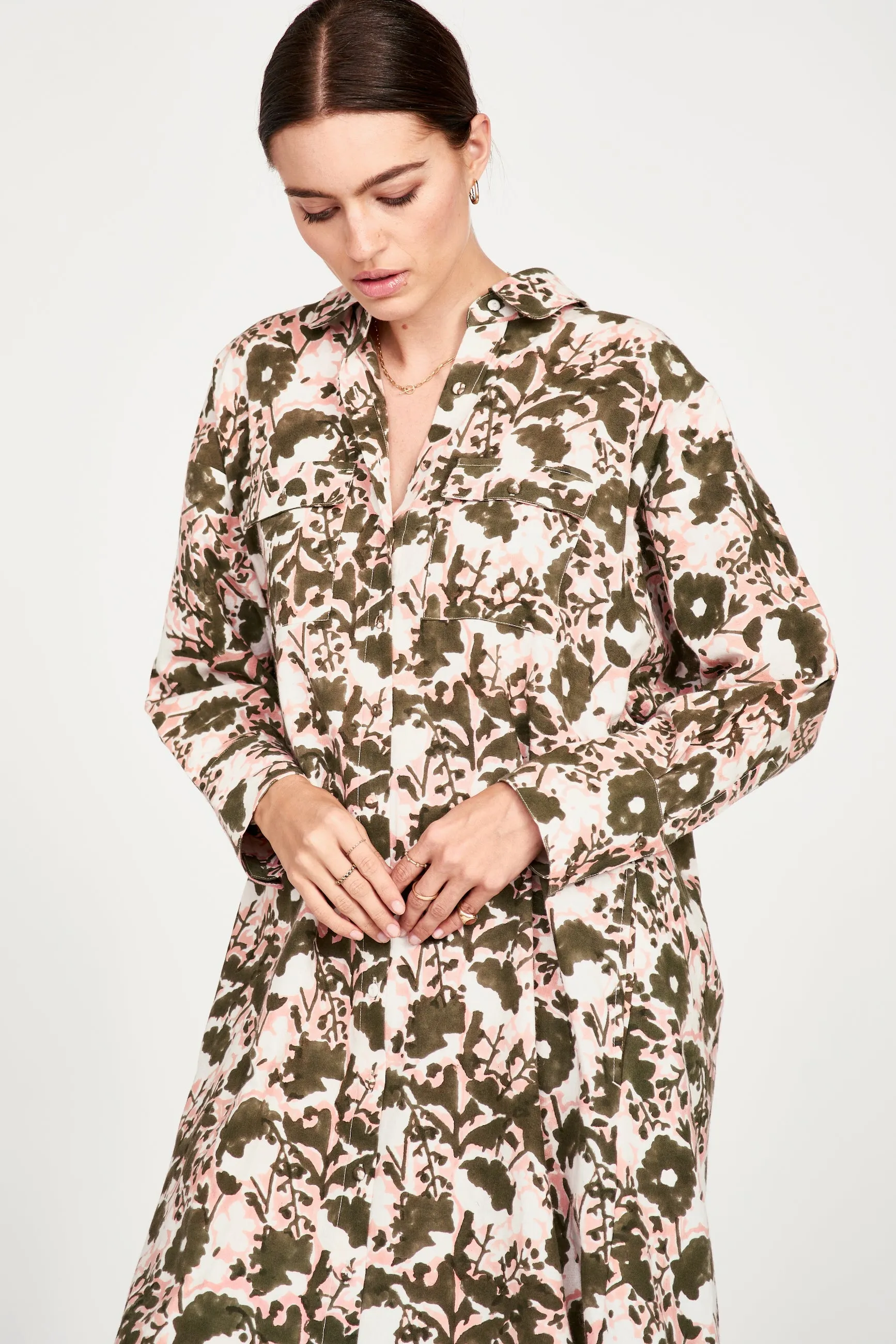 Kyoto House Dress in Garden Bloom sold by Mirth product image thumbnail 3