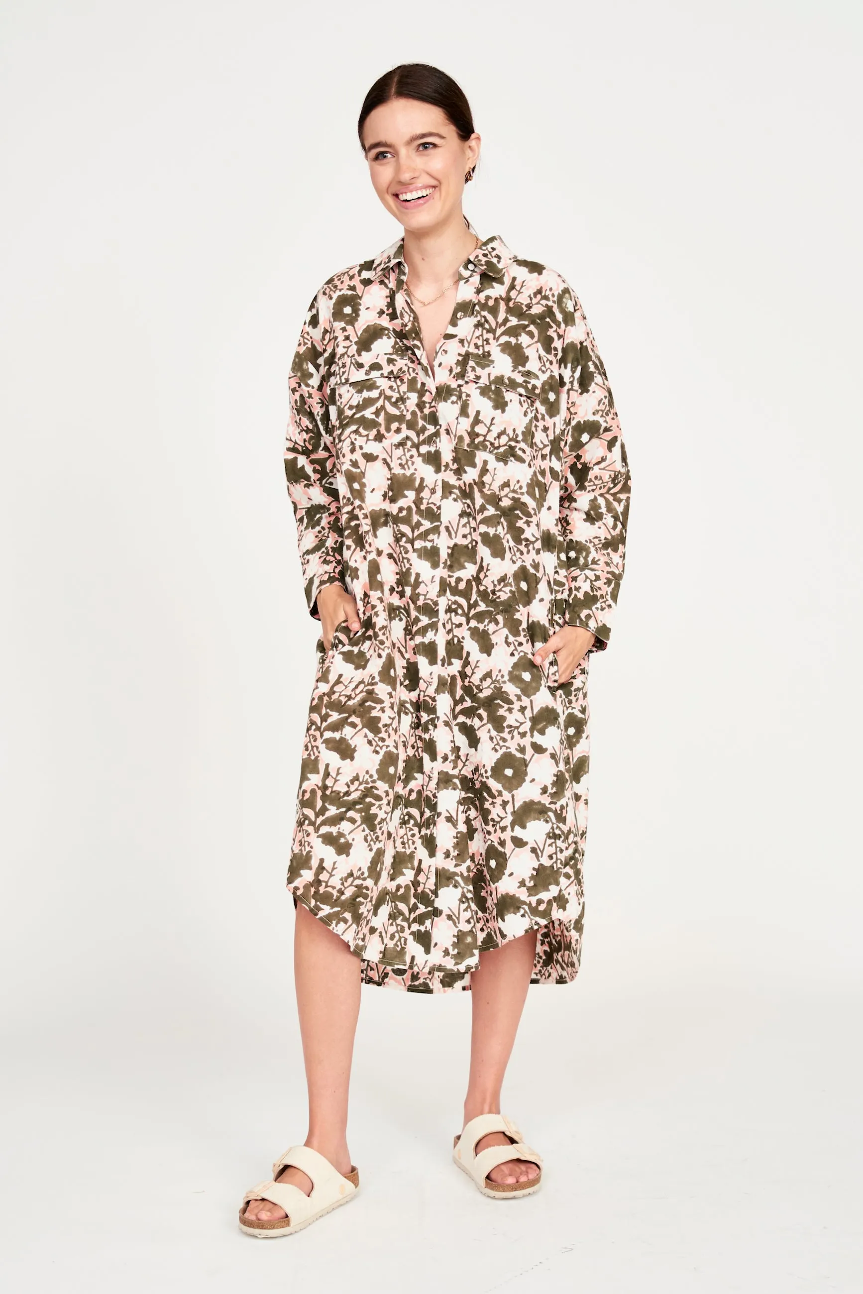 Kyoto House Dress in Garden Bloom sold by Mirth product image thumbnail 4