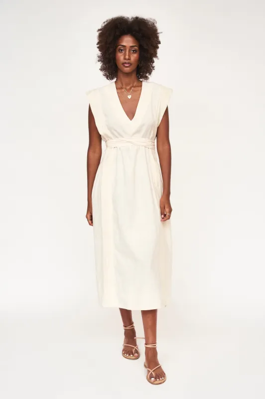 Laguna Dress in Parchment made by Mirth