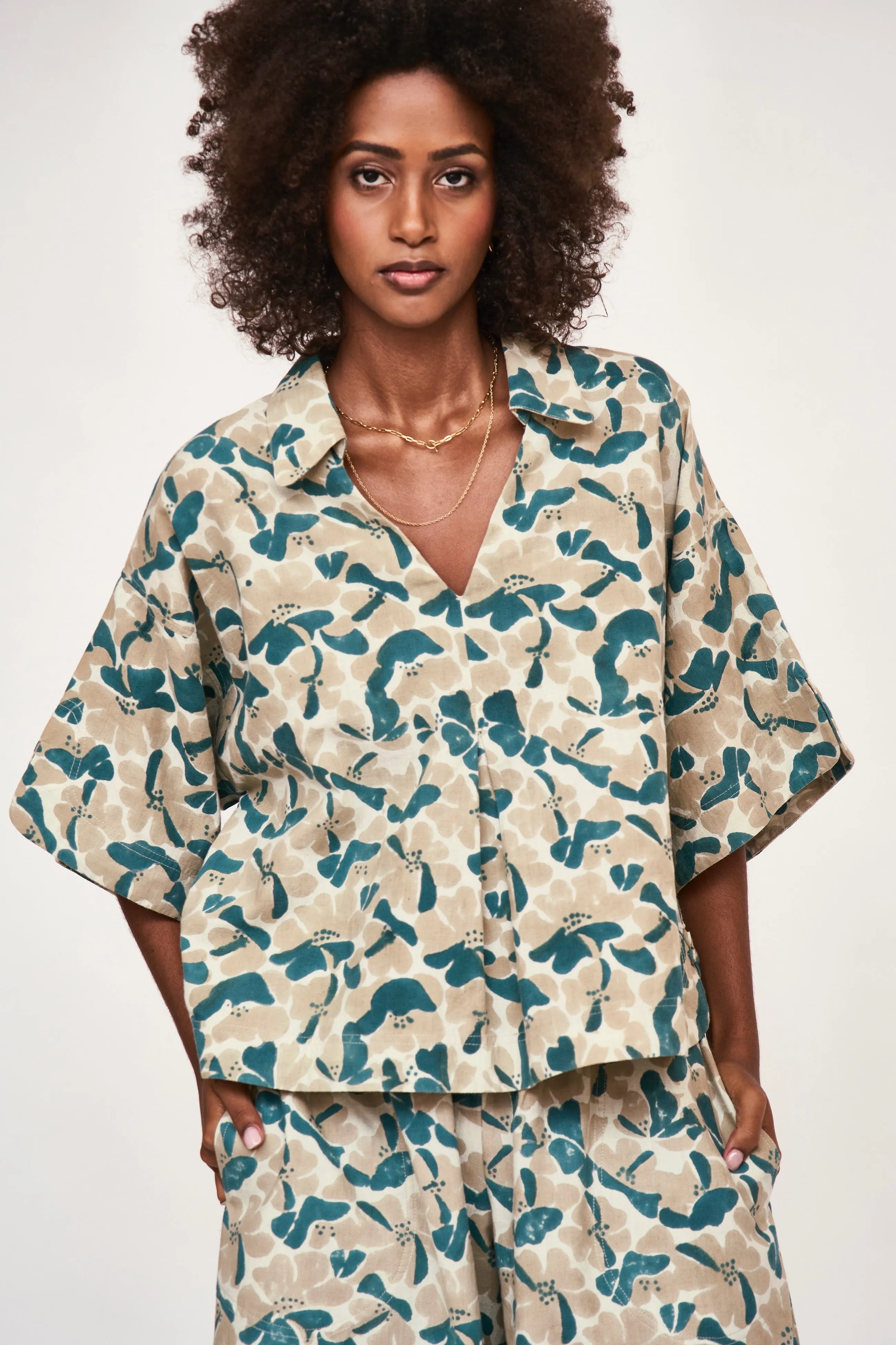 Lanai Top in Plumeria sold by Mirth product image thumbnail 2