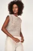Marin Hand Knit Vest in Koala Grey sold by Mirth